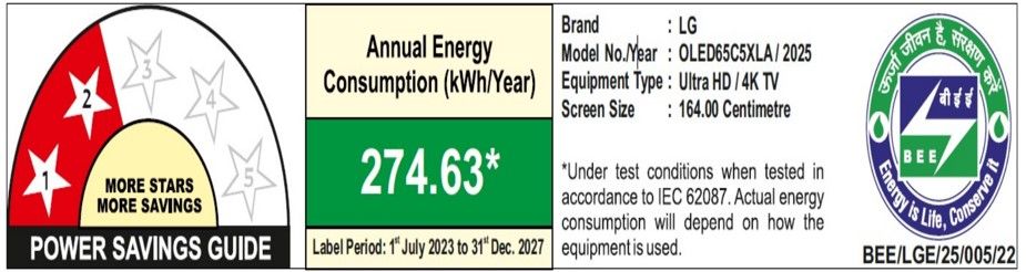 LG 165.1 cm (65 inch) OLED 4K Ultra HD Smart WebOS TV with Dolby Atmos (2025 model)_5