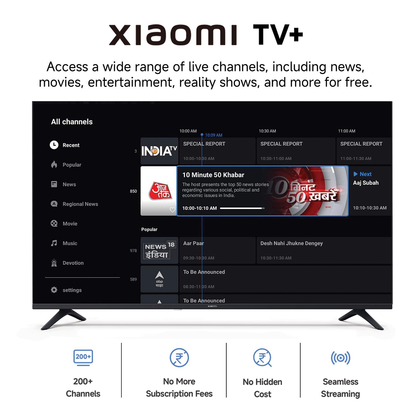 Xiaomi A Series 109.22 cm (43 inch) Full HD LED Smart Google TV with Dolby Audio (2025 model) Xiaomi A Series 109.22 cm (43 inch) Full HD LED Smart Google TV with Dolby Audio (2025 model)_17
