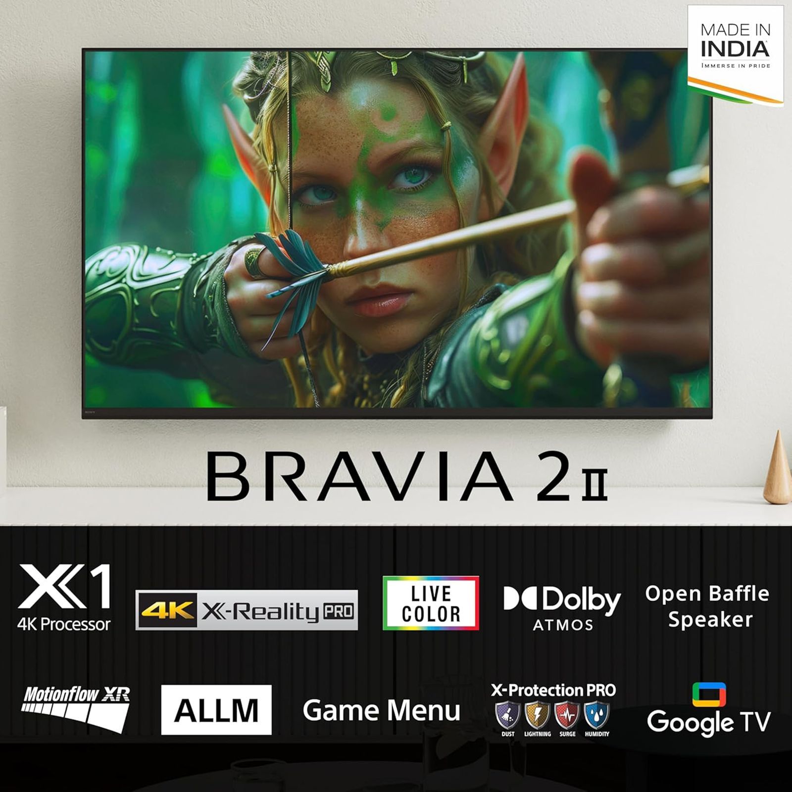 SONY BRAVIA 2 II 109.22 cm (43 inch) 4K Ultra HD LCD Smart Android TV with Built- in Chromecast (2025 model)_9