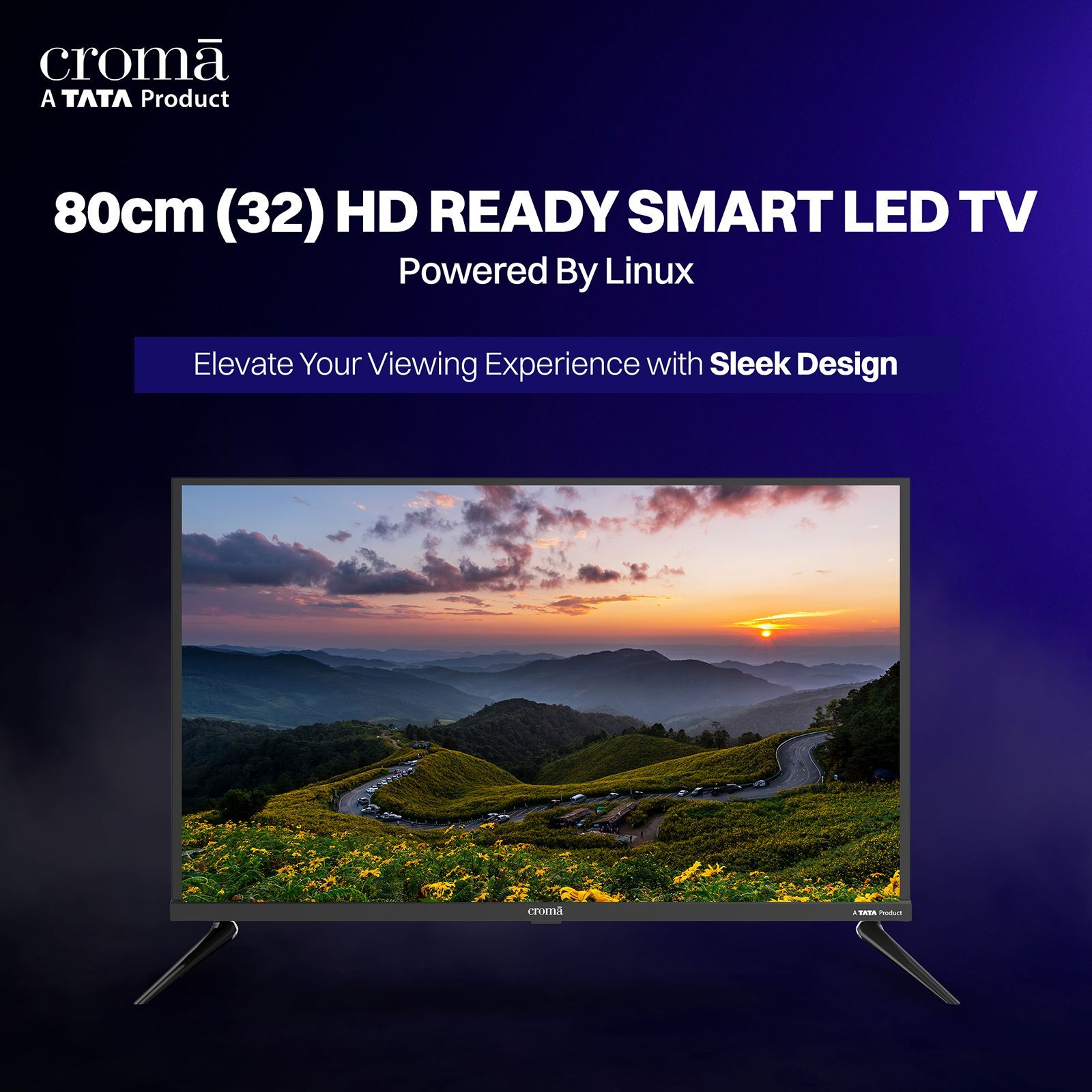 Croma 80 cm (32 inch) LED HD Ready Smart Linux TV with A+ Grade LED Panel_5