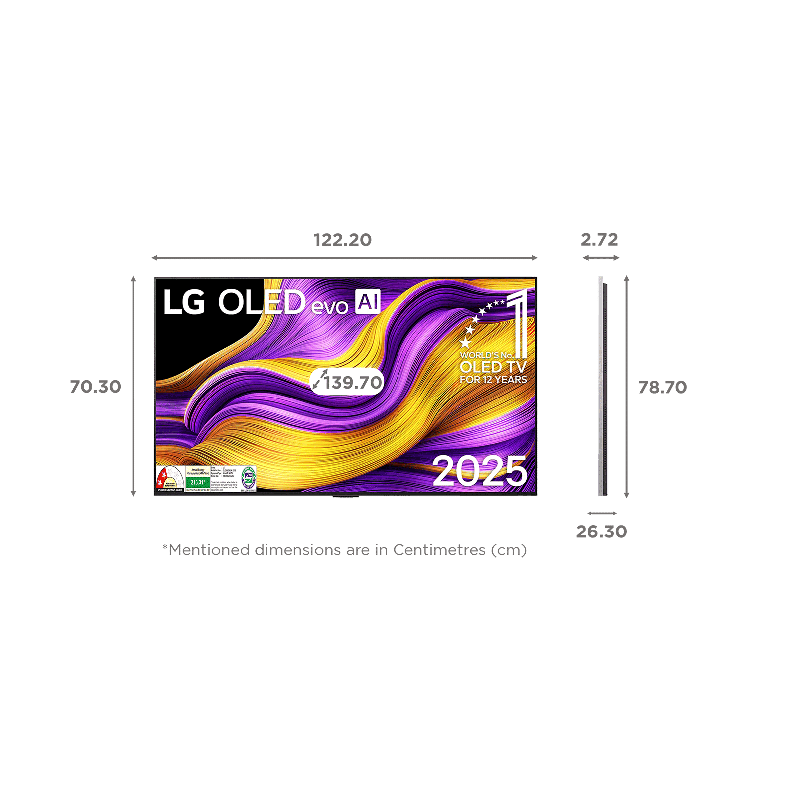 LG evo AI G5 139.7 cm (55 inch) OLED 4K Ultra HD Smart WebOS TV with Dolby Vision & Dolby Atmos (2025 model)_2