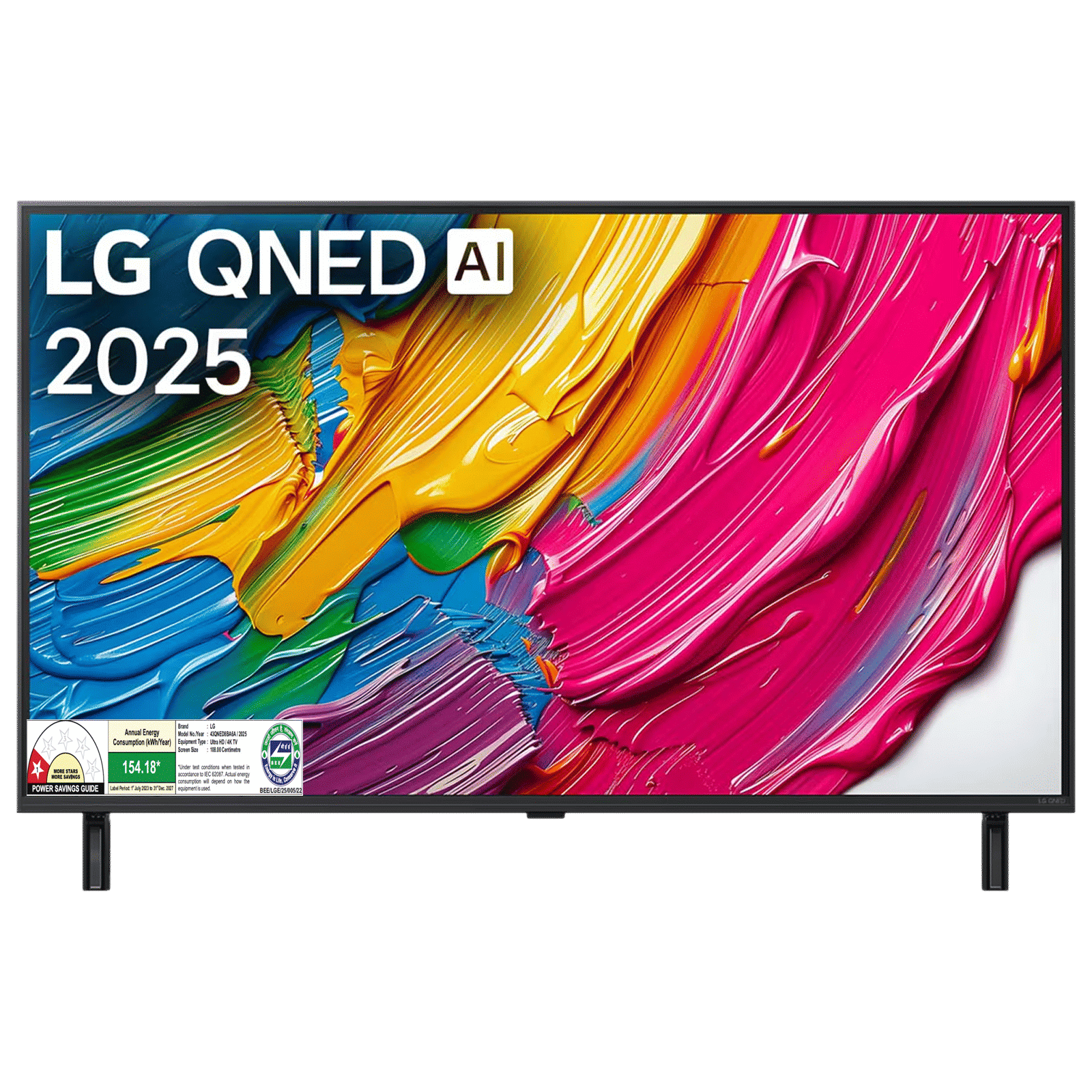 LG QNED 8BA 109.22 cm (43 inch) QNED 4K Ultra HD Smart WebOS TV with Dolby Atmos (2025 Model)_1