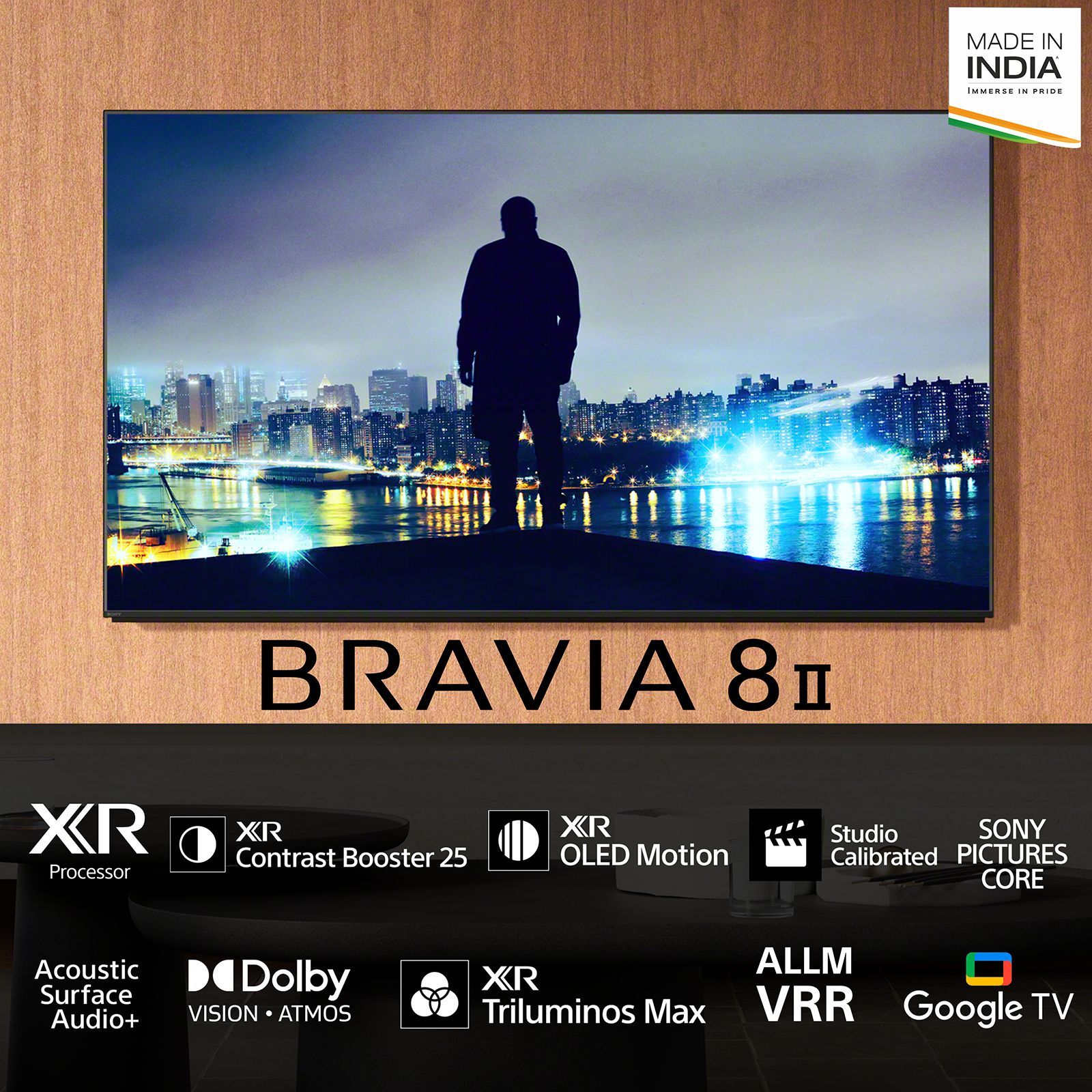 SONY BRAVIA 8 II 139.7 cm (55 inch) OLED 4K Ultra HD Smart Google TV with Dolby Vision & Dolby Atmos (2025 model)_4
