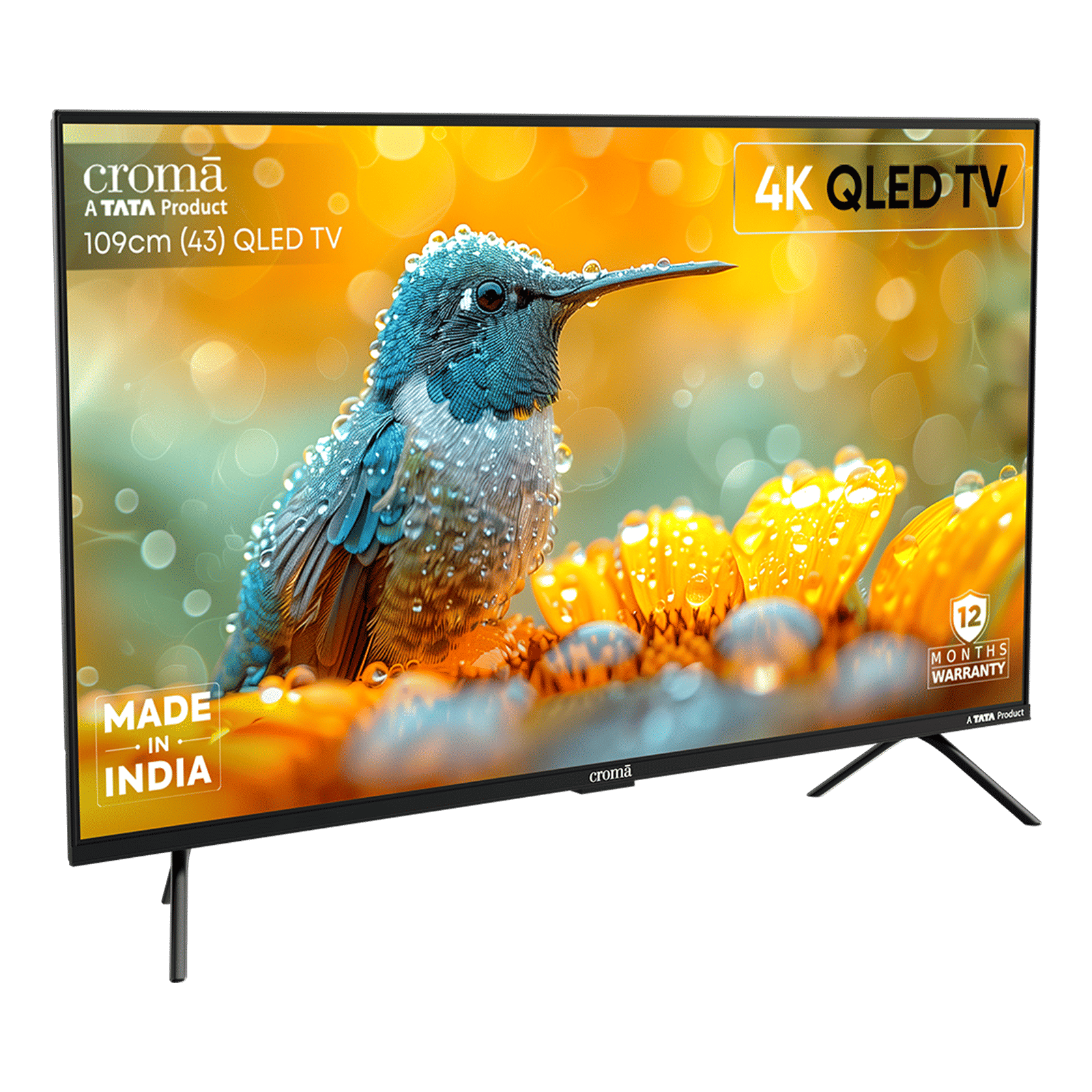 Croma 109.22 cm (43 inch) QLED 4K Ultra HD Smart Google TV 5.0 with Dolby Vision & Dolby Atmos (2025 model)_12