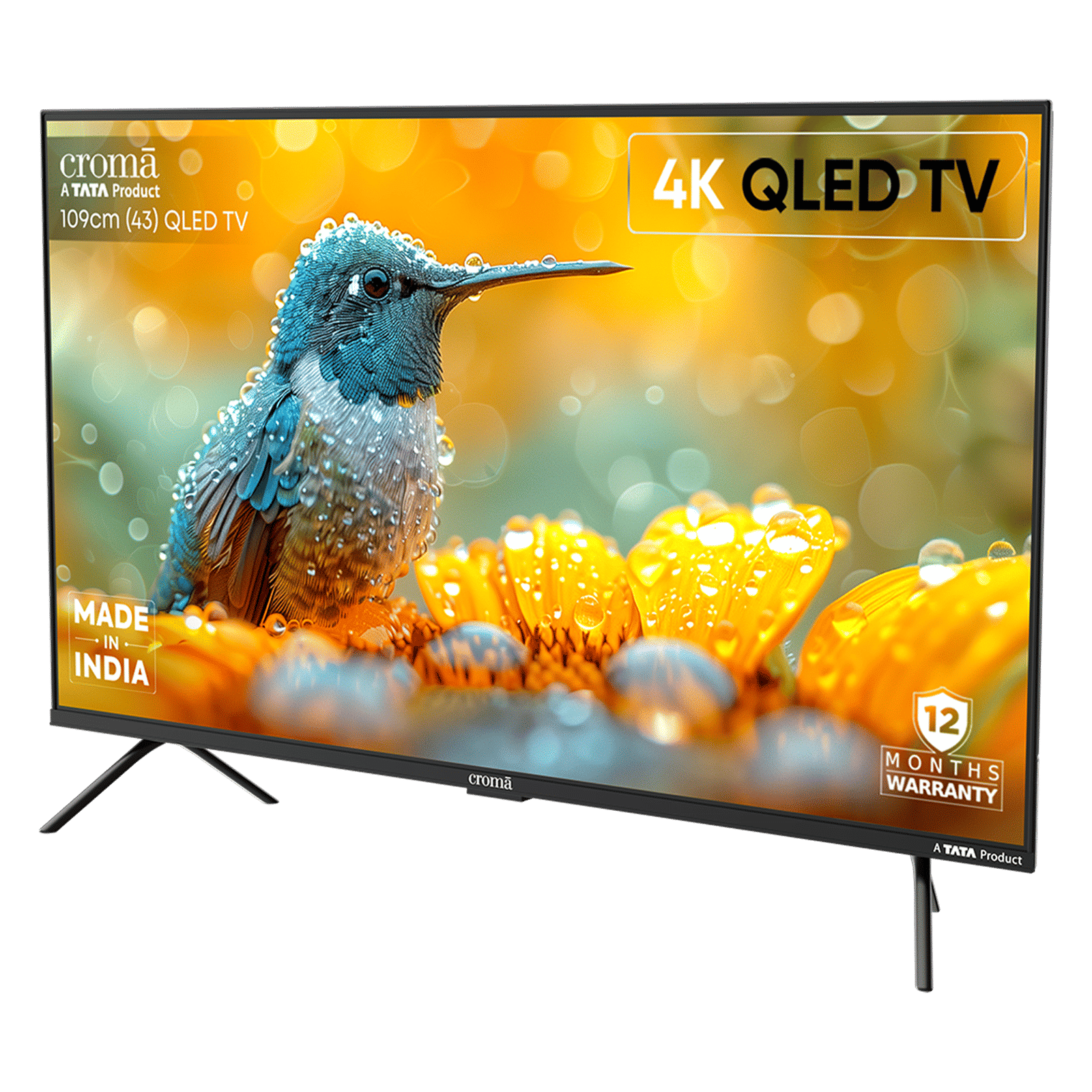 Croma 109.22 cm (43 inch) QLED 4K Ultra HD Smart Google TV 5.0 with Dolby Vision & Dolby Atmos (2025 model)_13