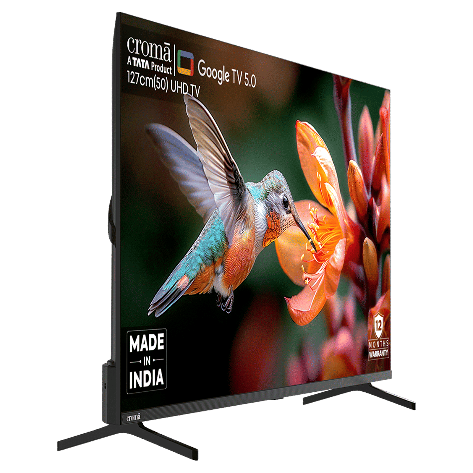 Croma 127 cm (50 inch) Ultra HD 4K LED Google TV 5.0 with Dolby Audio (2025 model)_12