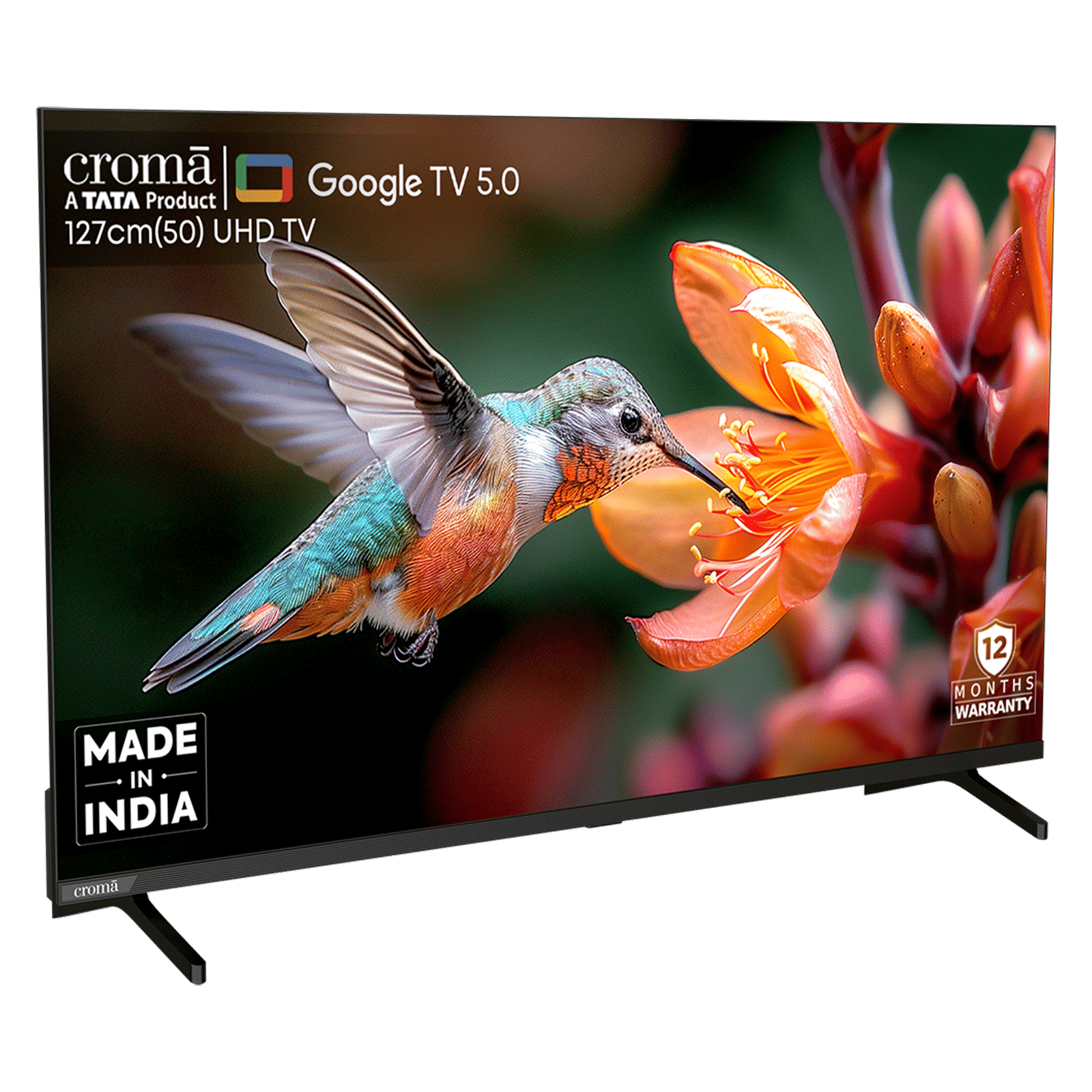 Croma 127 cm (50 inch) Ultra HD 4K LED Google TV 5.0 with Dolby Audio (2025 model)_3