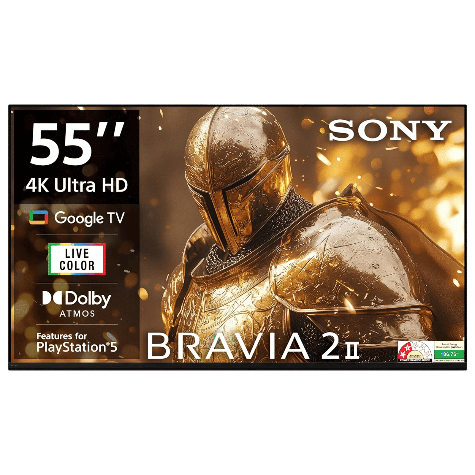 SONY BRAVIA 2 II 140 cm (55 inch) 4K Ultra HD LED Smart Google TV with Google Assistant (2025 model) SONY BRAVIA 2 II 140 cm (55 inch) 4K Ultra HD LED Smart Google TV with Google Assistant (2025 model)_1