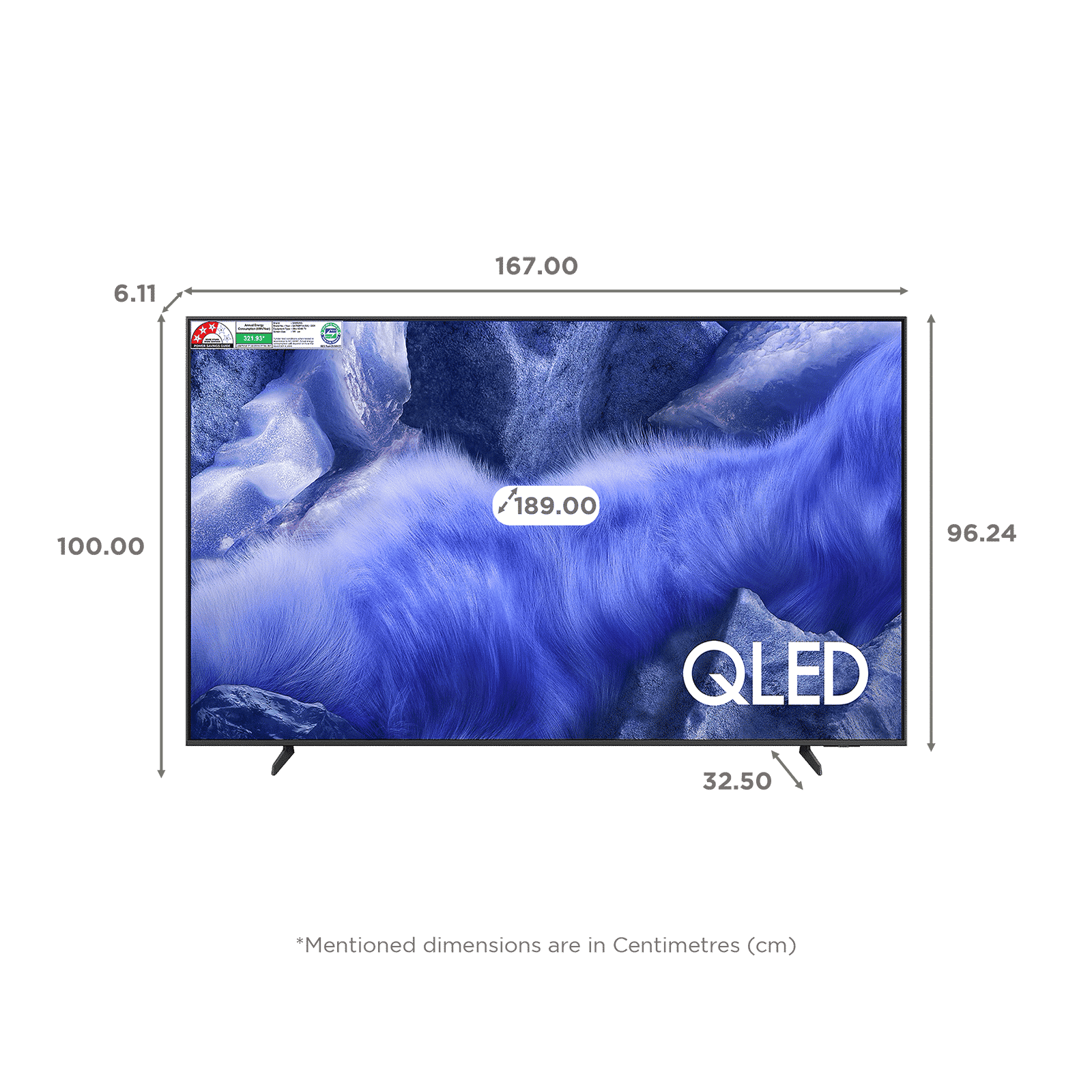 SAMSUNG QEF1 190 cm (75 inch) 4K Ultra HD QLED Smart Tizen TV with Google Assistant (2025 model)_3
