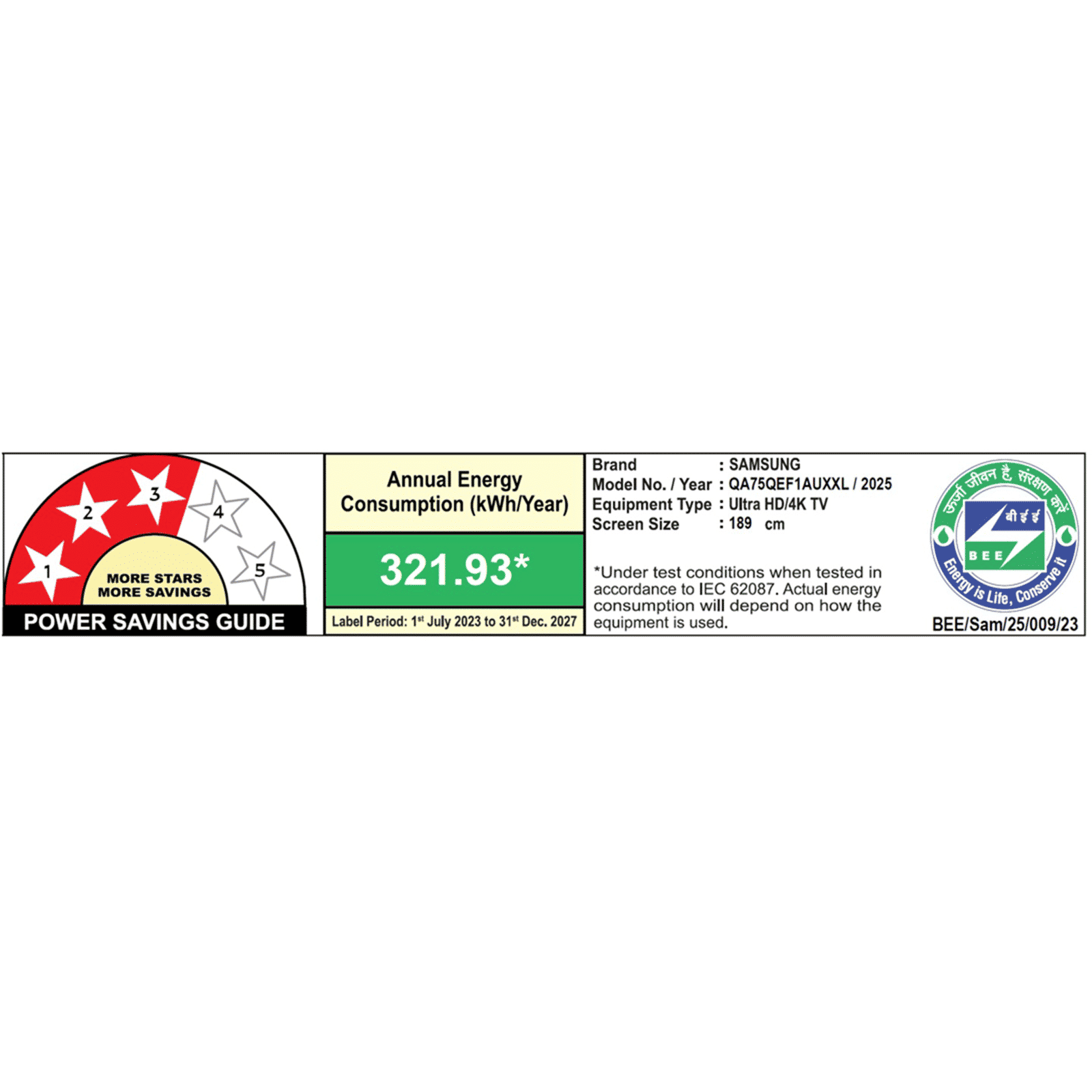 SAMSUNG QEF1 190.5 cm (75 inch) 4K Ultra HD QLED Smart Tizen TV with Google Assistant (2025 model)_3