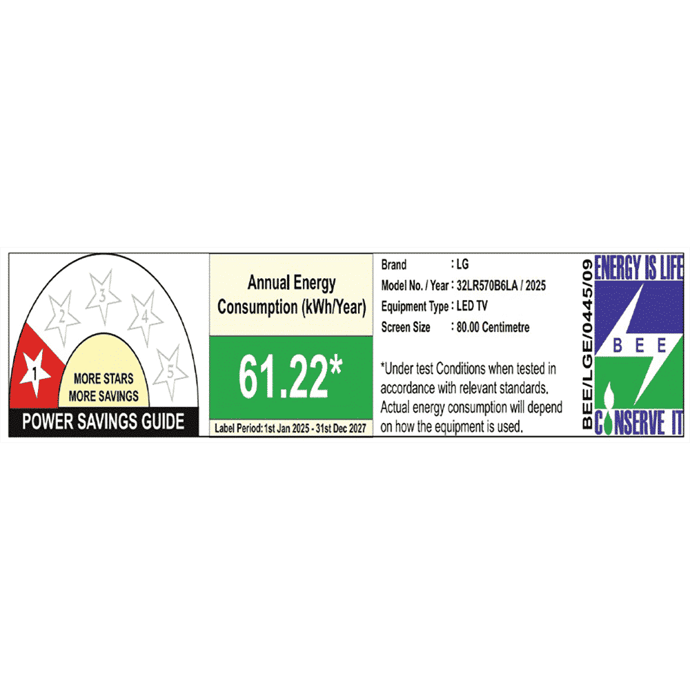 LG LR57 81.28 cm (32 inch) HD LED Smart WebOS TV with Dynamic Tone Mapping (2025 model)_4