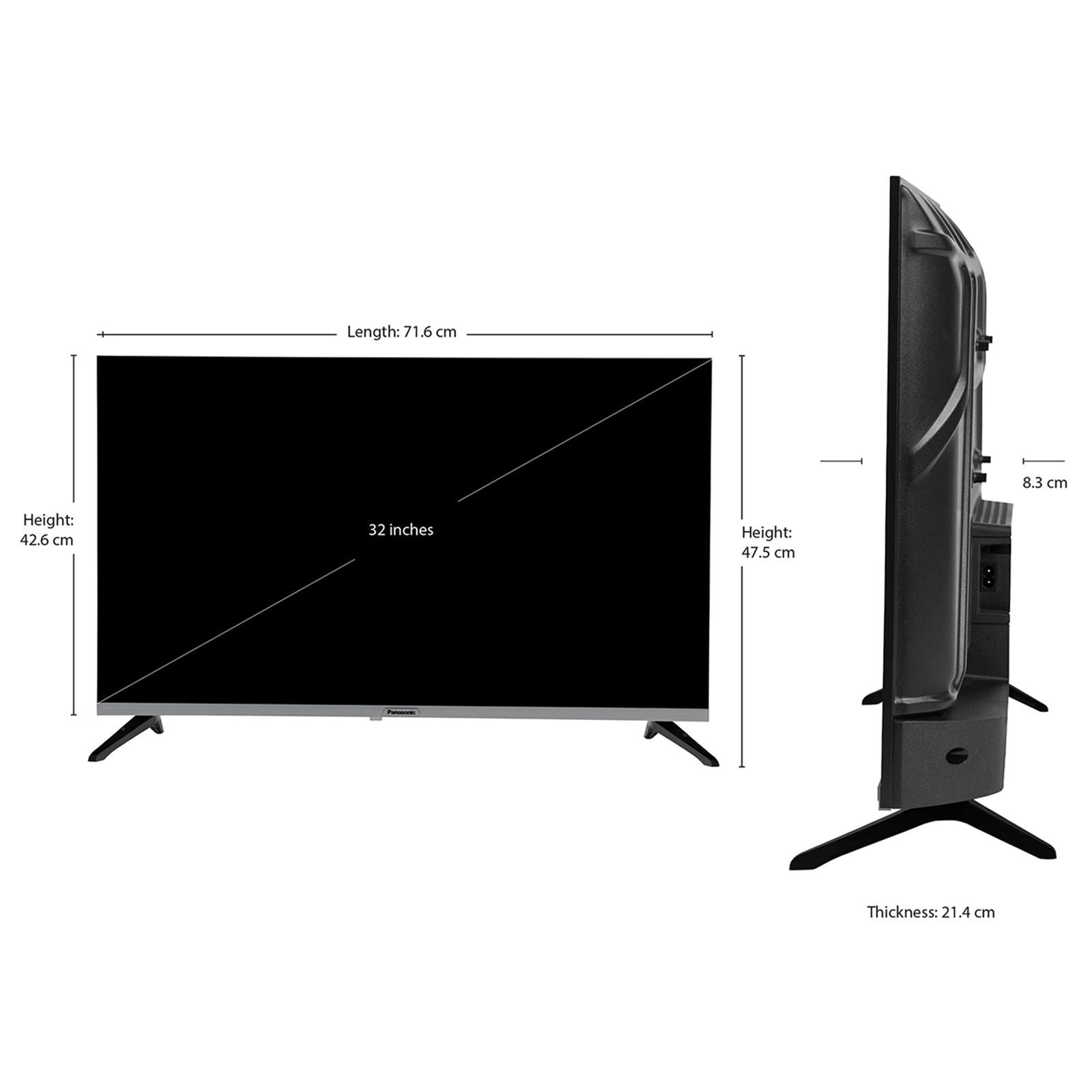 Panasonic 81.28 cm (32 inch) HD LED Smart Google TV with Dolby Digital (2025 model)_2
