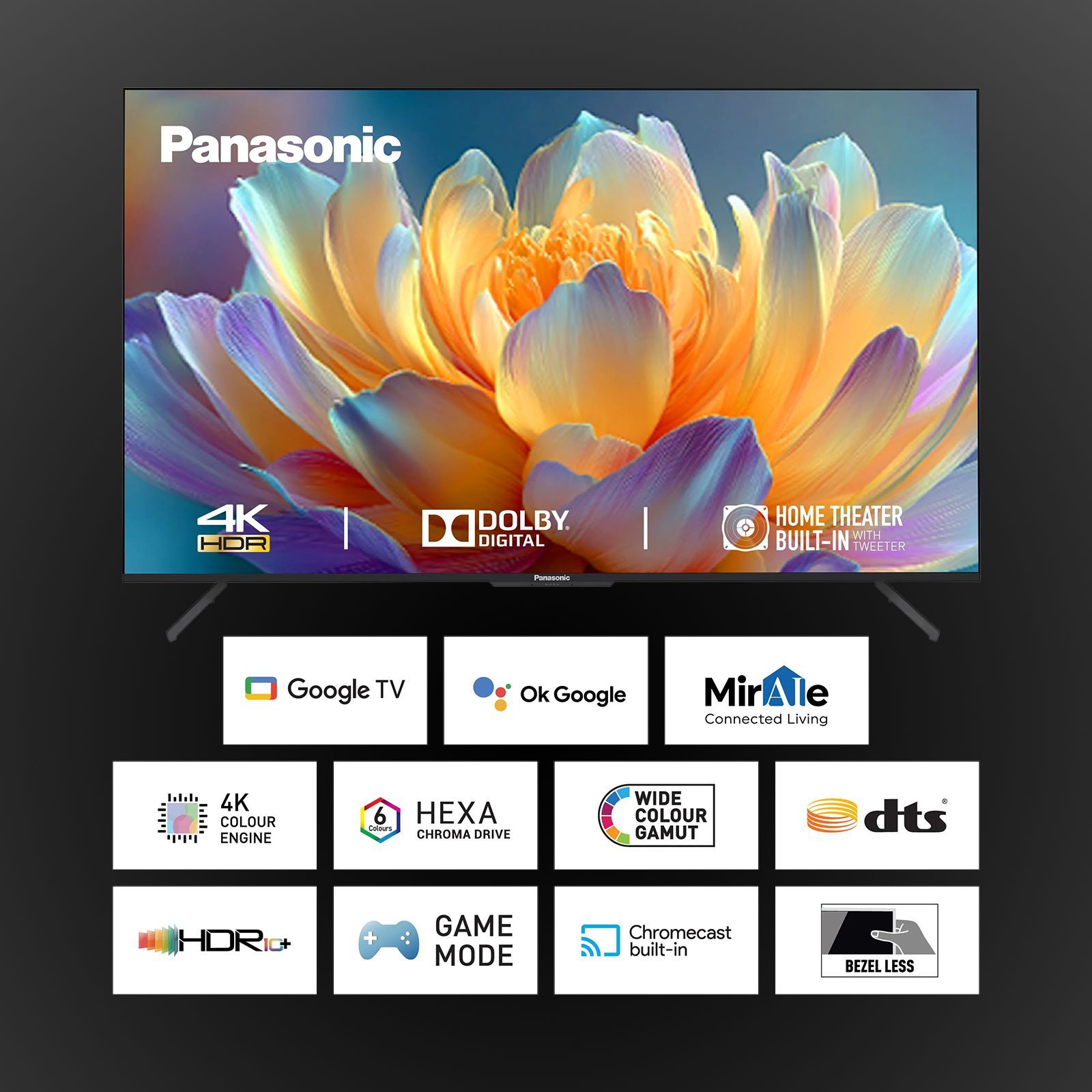 Panasonic 139.7 cm (55 inch) 4K Ultra HD LED Smart Google TV with Dolby Digital (2025 model) Panasonic 139.7 cm (55 inch) 4K Ultra HD LED Smart Google TV with Dolby Digital (2025 model)_3