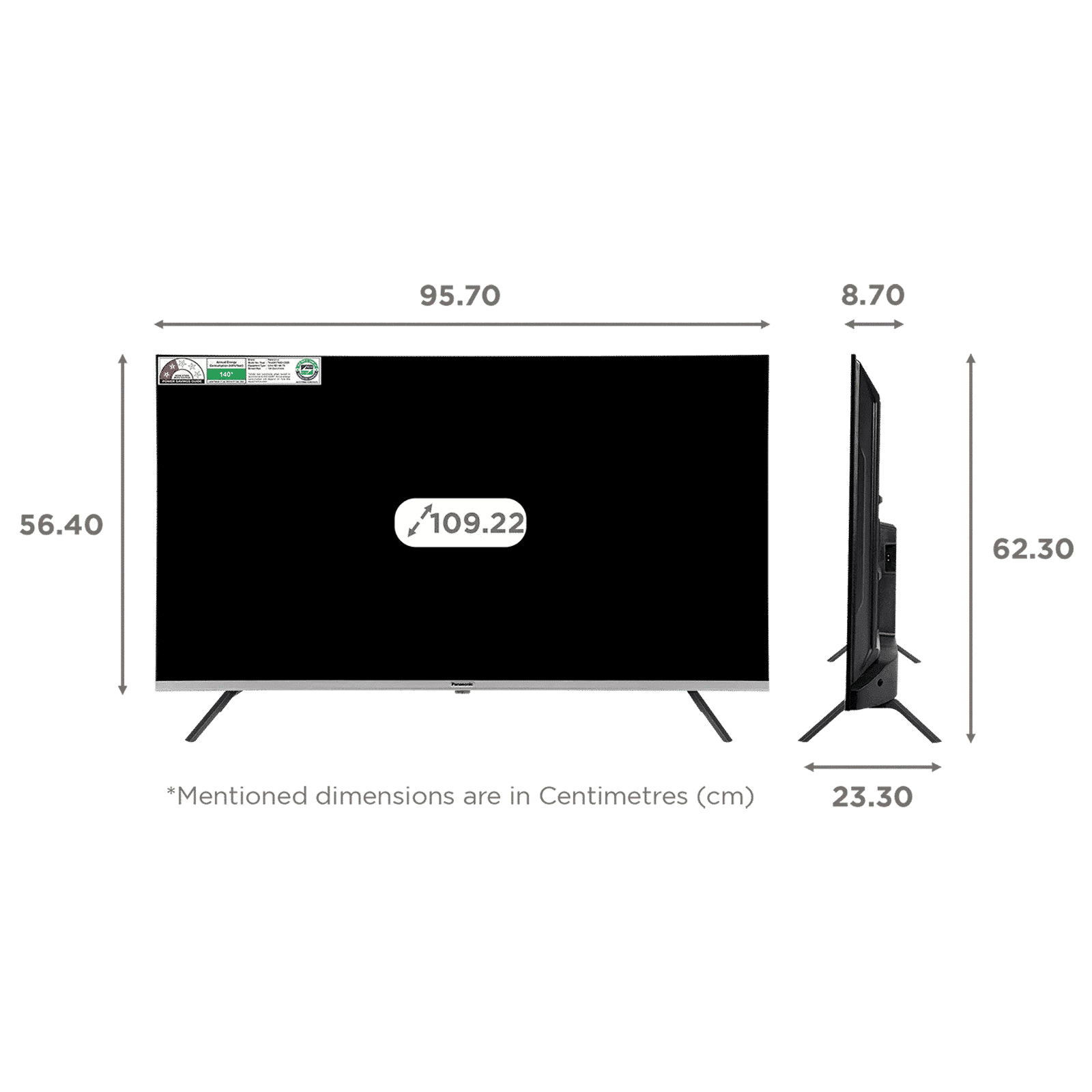 Panasonic 109.22 cm (43 inch) 4K Ultra HD LED Smart Google TV with Dolby Vision (2025 model) Panasonic 109.22 cm (43 inch) 4K Ultra HD LED Smart Google TV with Dolby Vision (2025 model)_2