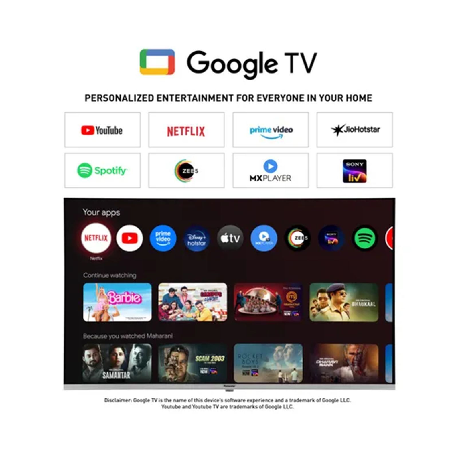 Panasonic 109.22 cm (43 inch) 4K Ultra HD LED Smart Google TV with Dolby Vision (2025 model) Panasonic 109.22 cm (43 inch) 4K Ultra HD LED Smart Google TV with Dolby Vision (2025 model)_9
