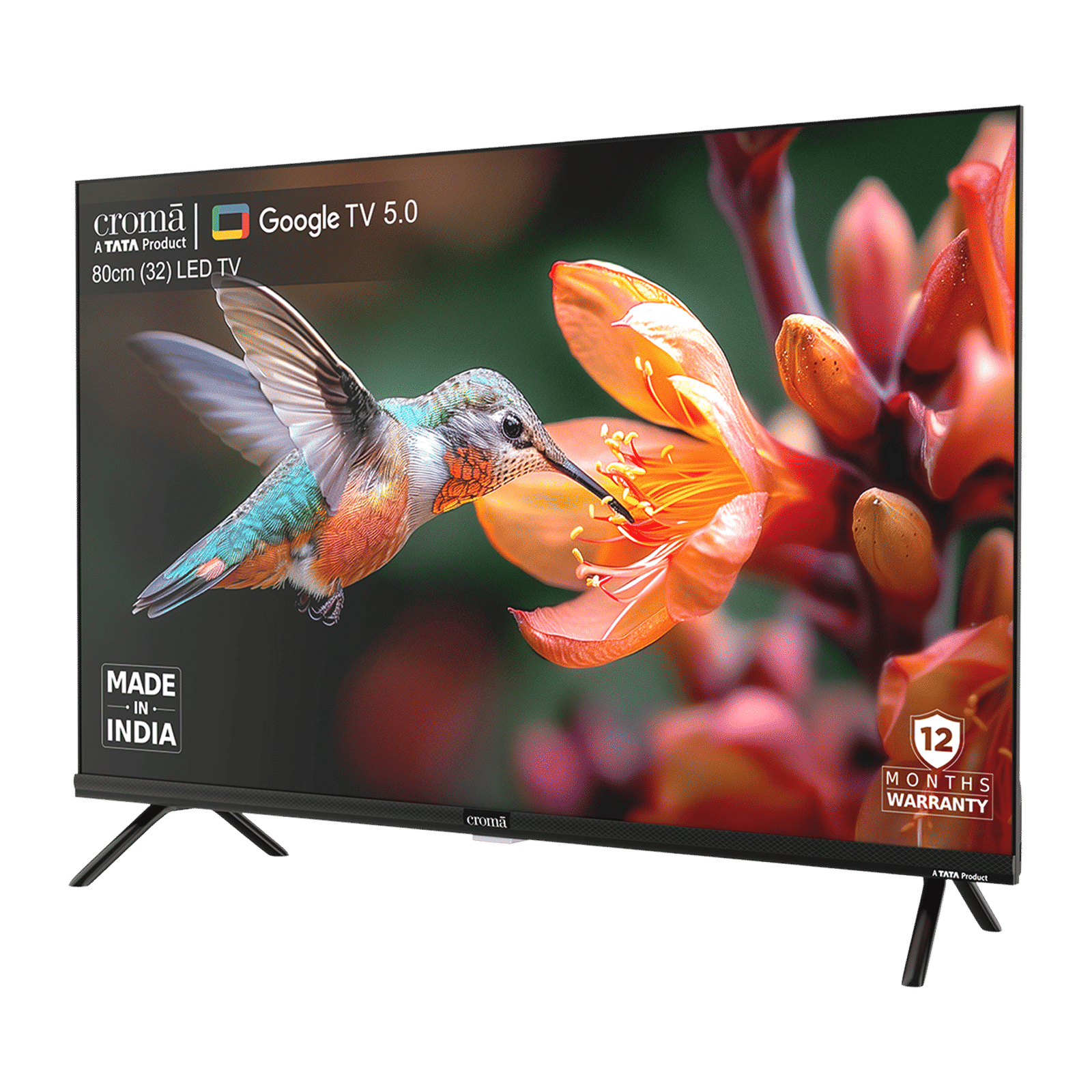 Croma 81.28 (32 inch) LED HD Ready Smart Google TV with Dolby Audio (2025 Model)_10
