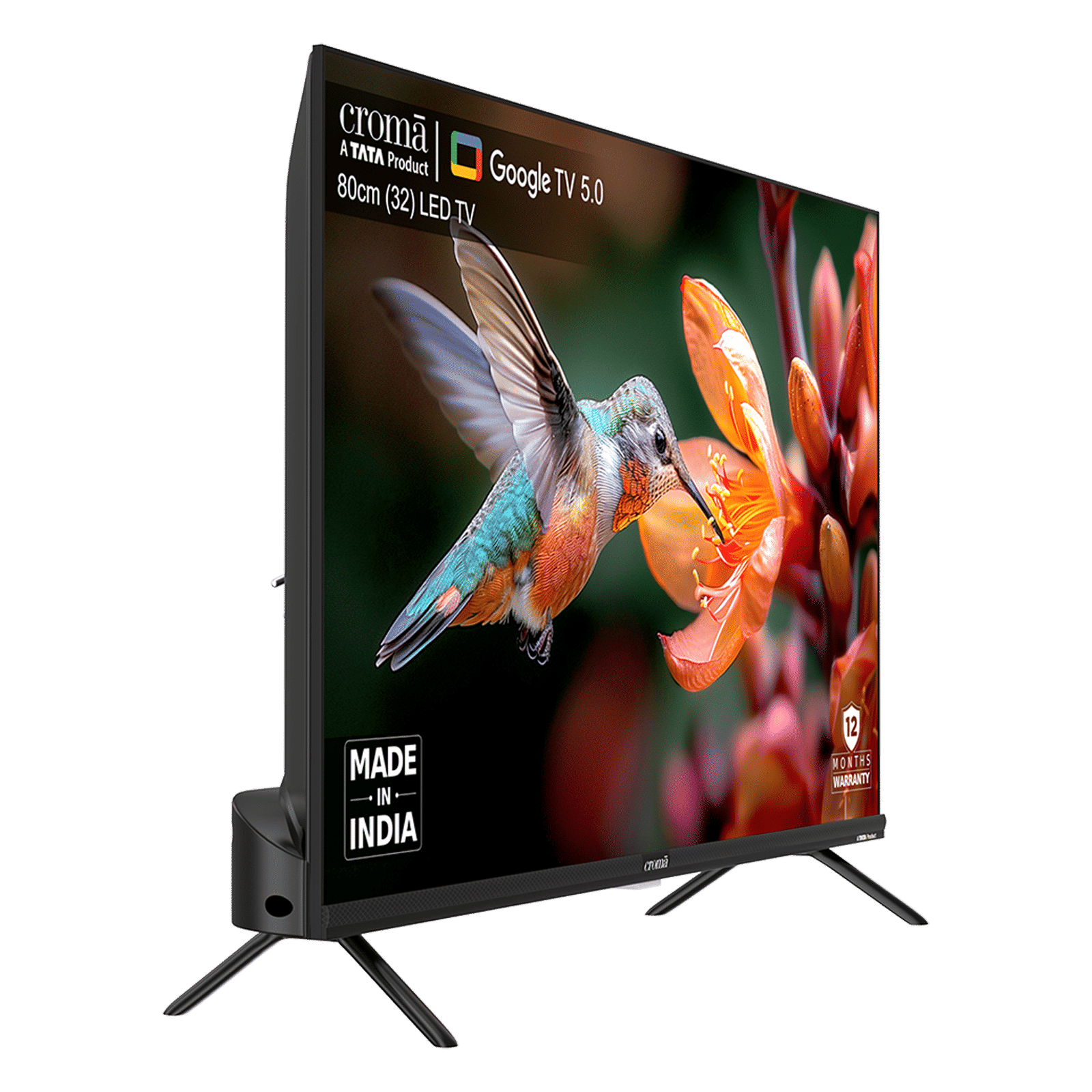 Croma 81.28 (32 inch) LED HD Ready Smart Google TV with Dolby Audio (2025 Model)_14