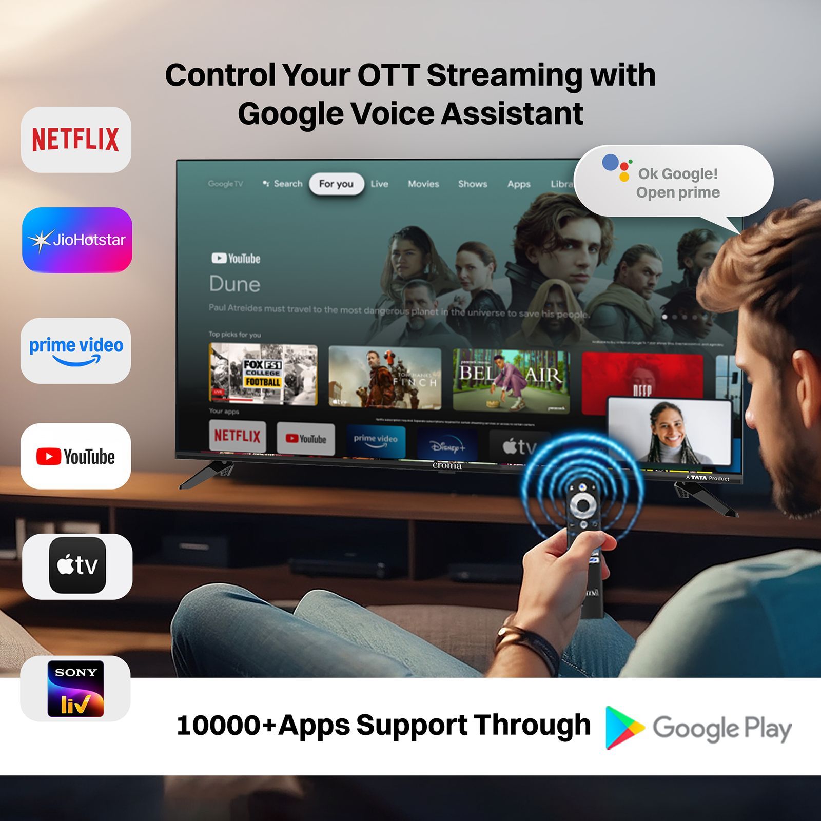 Croma 80 cm (32 inch) HD LED Google TV with Dolby Audio (2025 model) Croma 80 cm (32 inch) HD LED Google TV with Dolby Audio (2025 model)_5