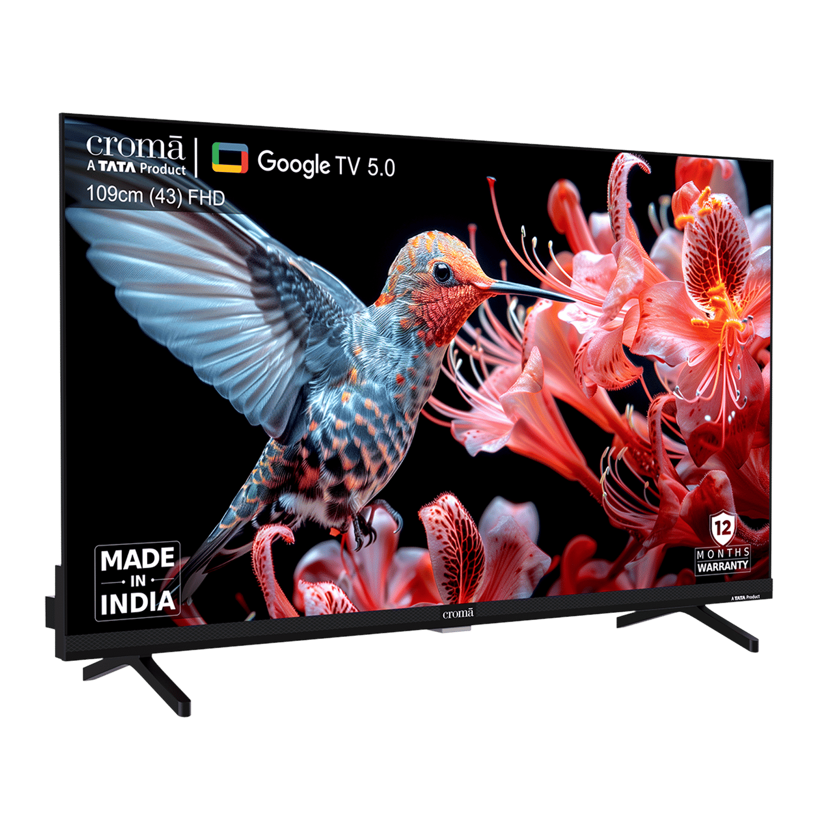 Croma 109.22 (43 inch) Full HD Smart Google TV 5.0 with Dolby Audio (2025 Model)_8
