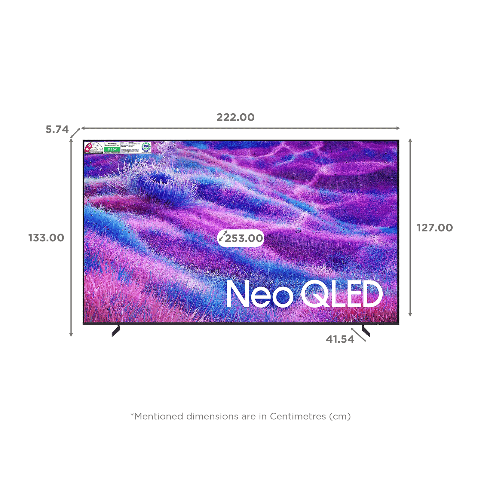 SAMSUNG QN80F 253 cm (100 inch) Neo QLED 4K Ultra HD Smart Tizen TV with Dolby Atmos (2025 model)_2