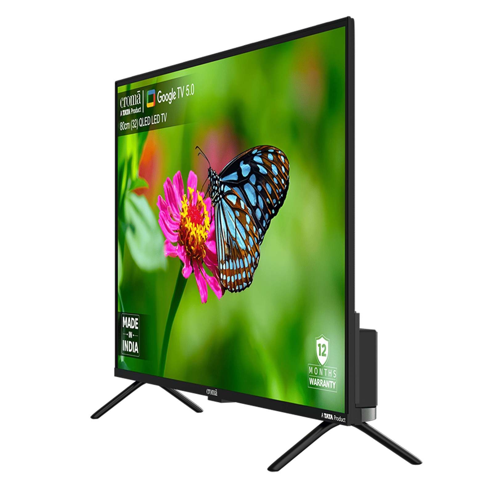 Croma 81.28 cm (32 inch) QLED Smart Google TV 5.0 with Dolby Audio (2025 model)_11