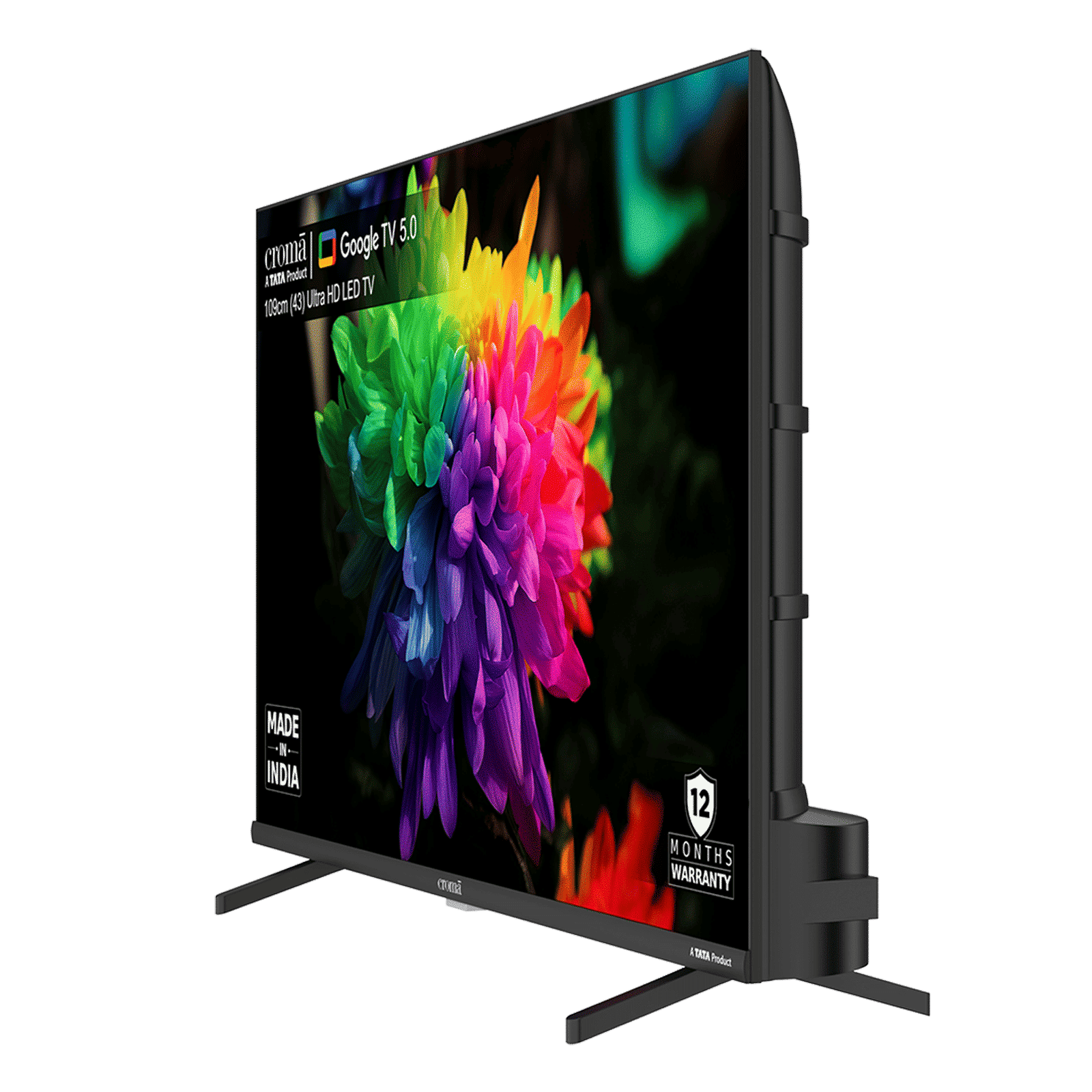 Croma 109.22 cm (43 inch) LED 4K Ultra HD Smart Google TV 5.0 with Dolby Audio (2025 model)_13