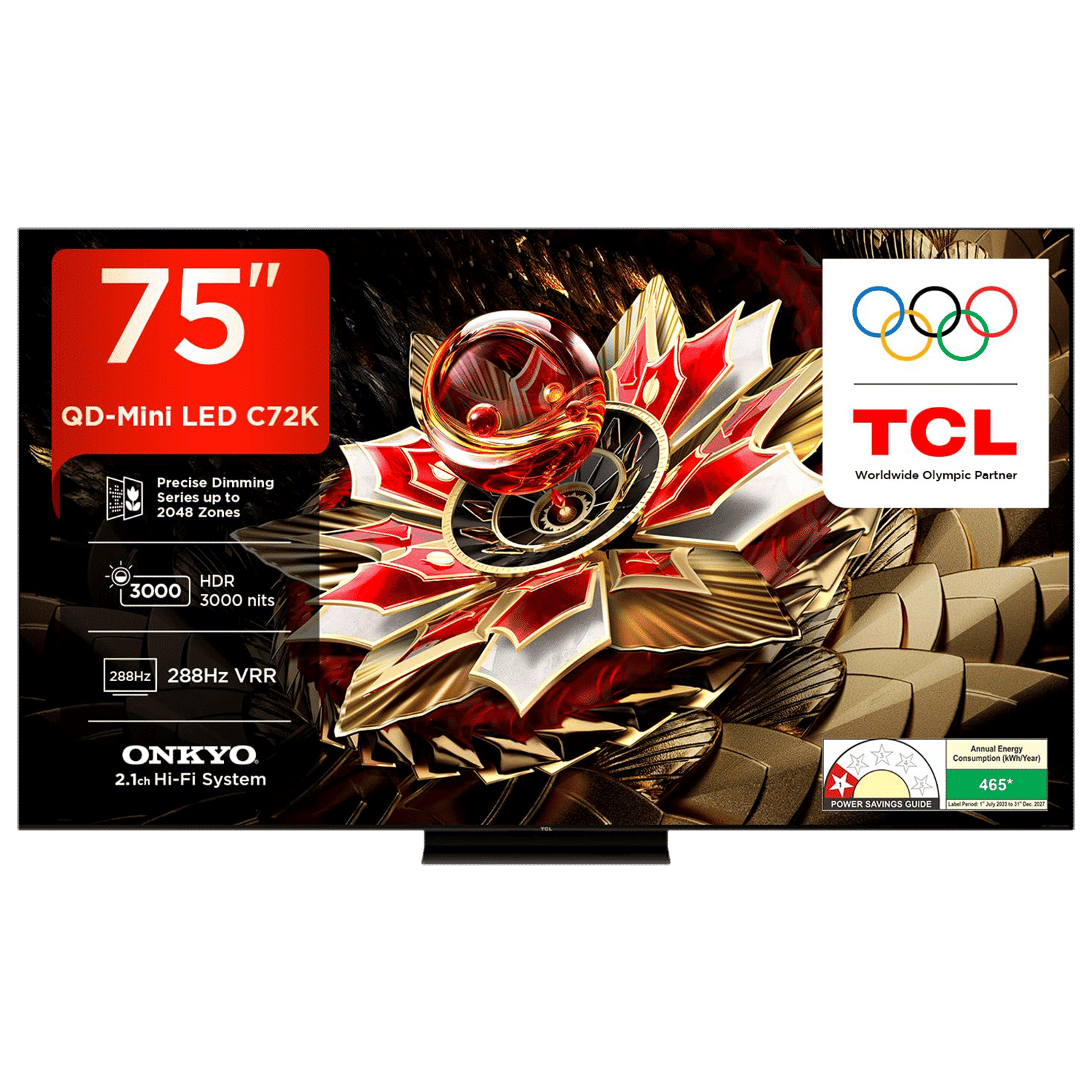 TCL C72K 189 cm (75 inch) 4k Ultra HD Google TV with Precise Dimming Technology (2025 model)_1
