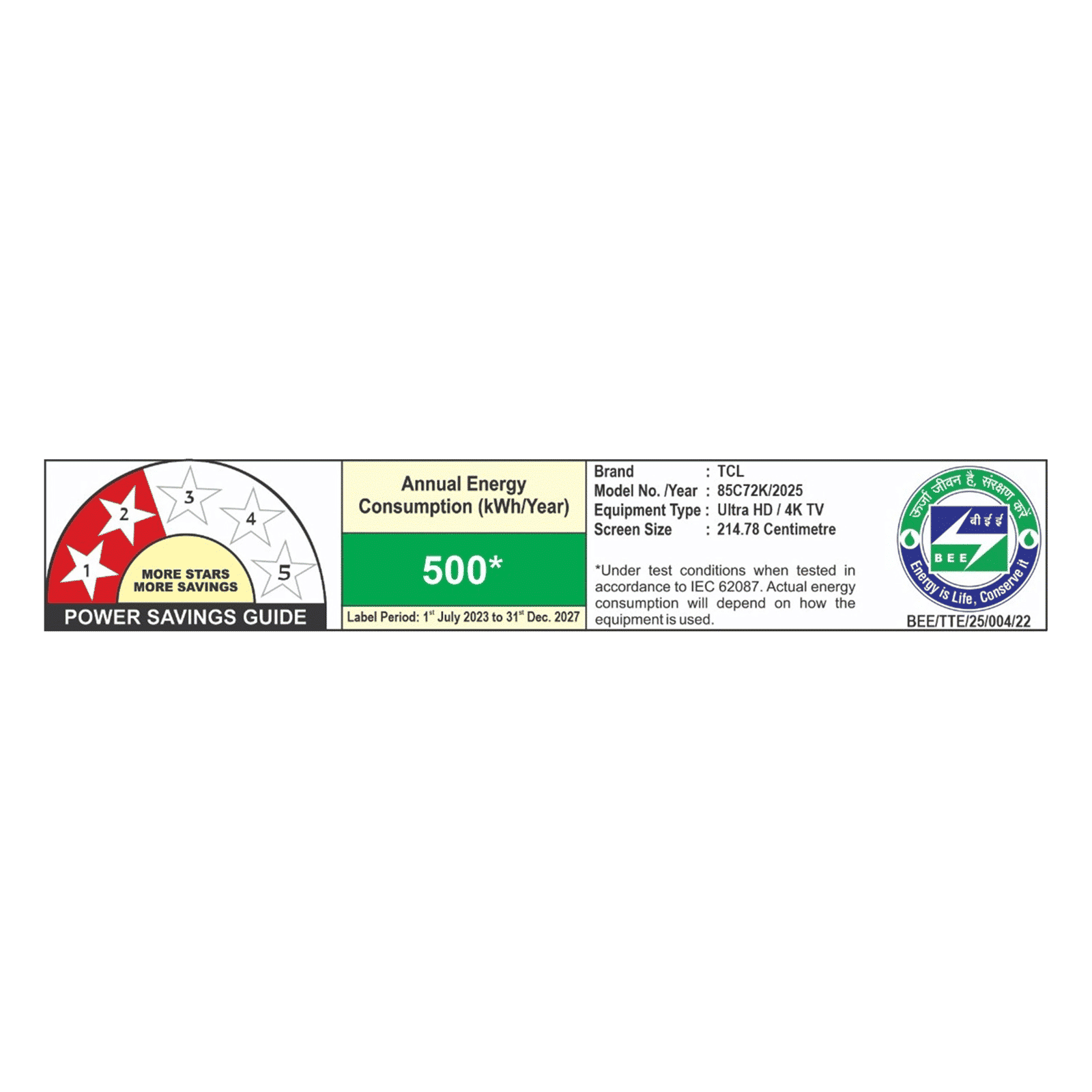 TCL C72K 215.9 cm (85 inch) 4k Ultra HD Google TV with Precise Dimming Technology (2025 model)_4