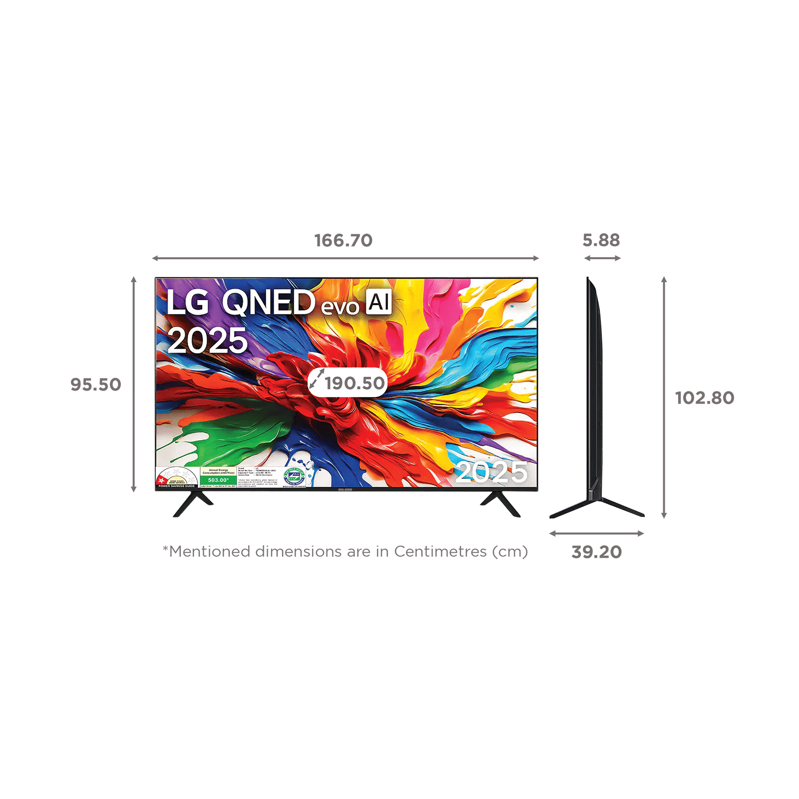 LG evo AI 189 cm (75 inch) QNED MiniLED 4K Ultra HD Smart WebOS TV With AI Picture Pro (2025 model)_2