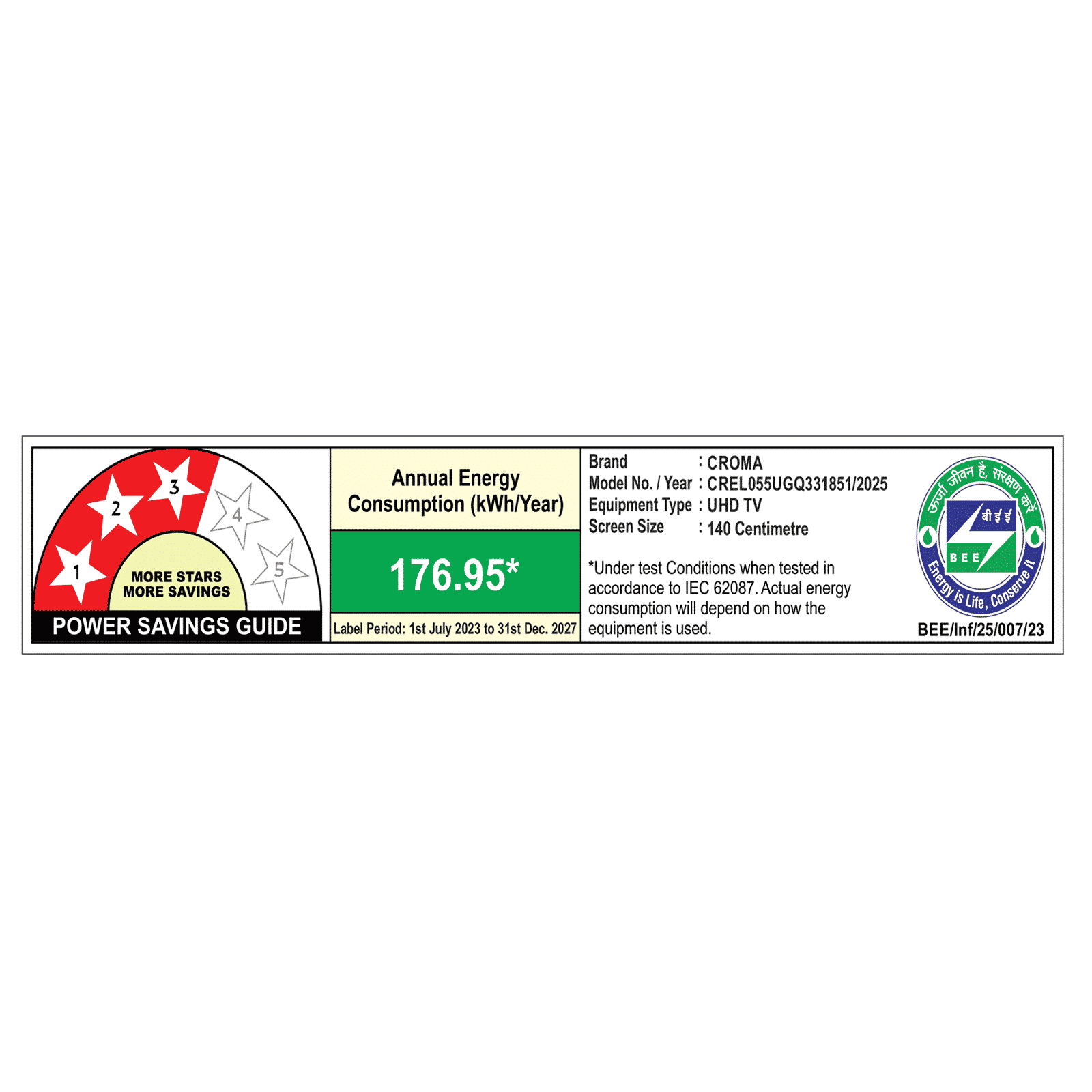 Croma 140 cm (55 inch) Ultra HD QLED Google TV with Dolby Vision Atmos (2025 model)_2