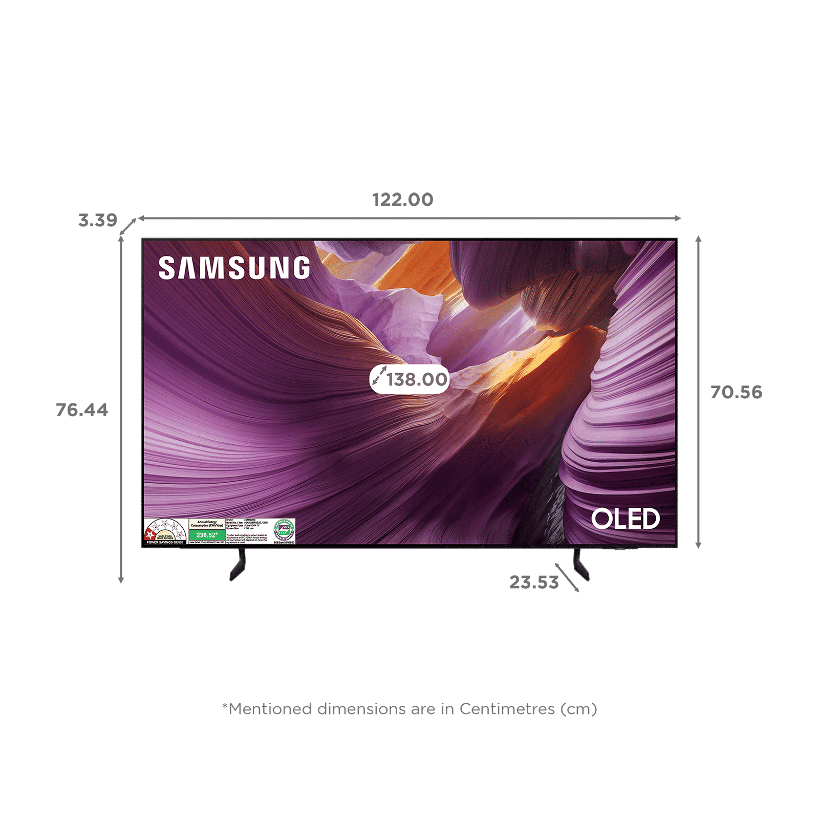 SAMSUNG S85F 138 cm (55 inch) OLED 4K Ultra HD Tizen TV with Dolby Atmos (2025 Model)_2