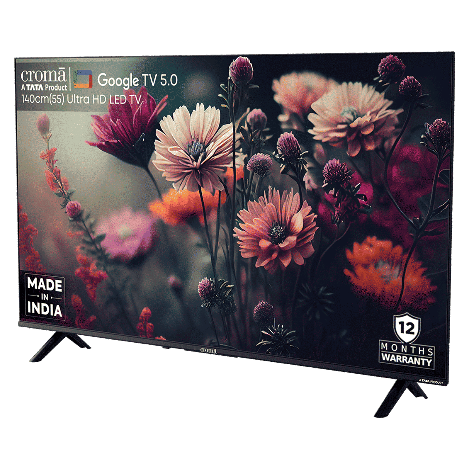 Croma 140 cm (55 inch) 4K Ultra HD LED Google TV 5.0 with Dolby Audio (2025 model)_4