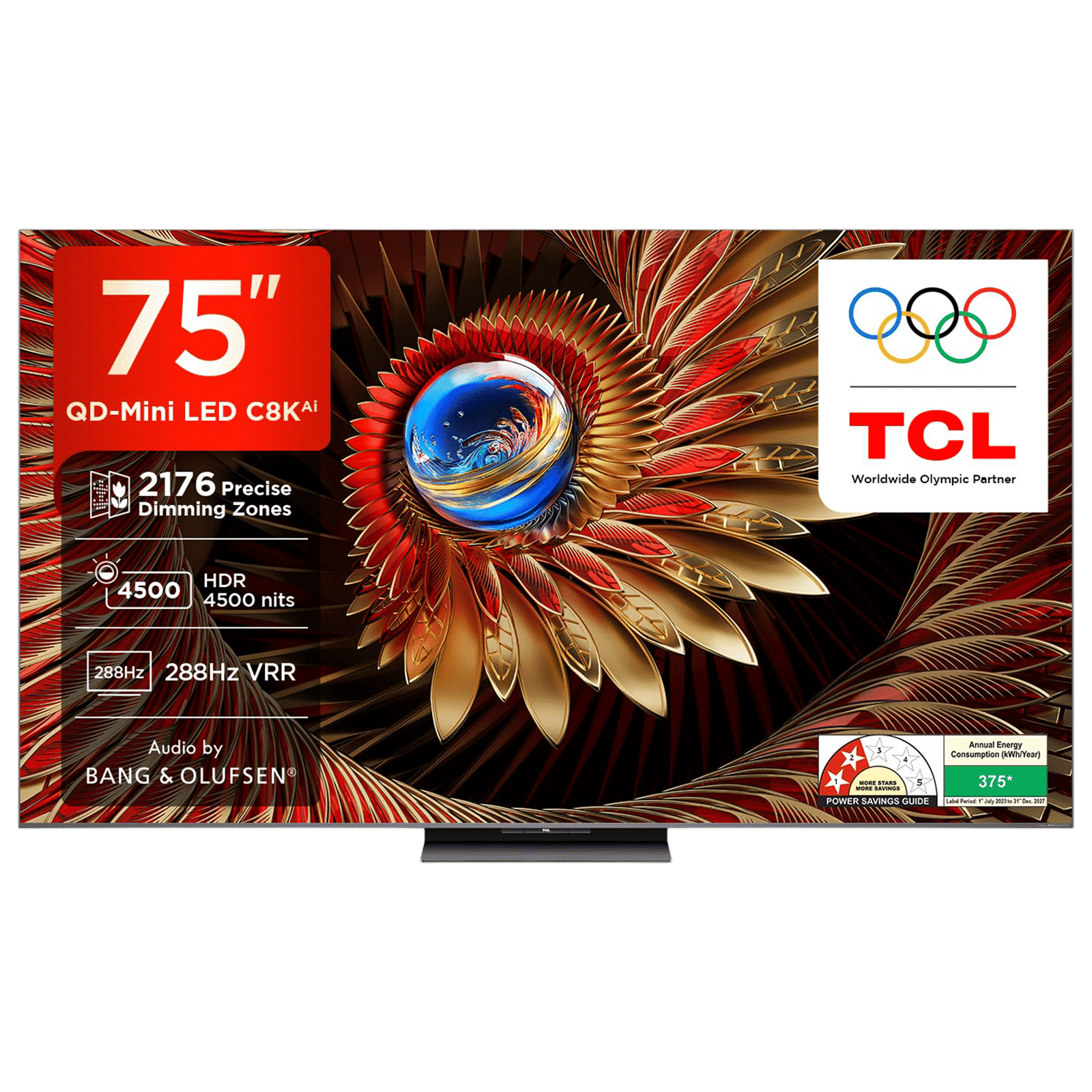 TCL C8K 190.5 cm (75 inch) QLED MiniLED 4K Ultra HD Smart Google TV with Built-in Google Assistant (2025 model) TCL C8K 190.5 cm (75 inch) QLED MiniLED 4K Ultra HD Smart Google TV with Built-in Google Assistant (2025 model)_1