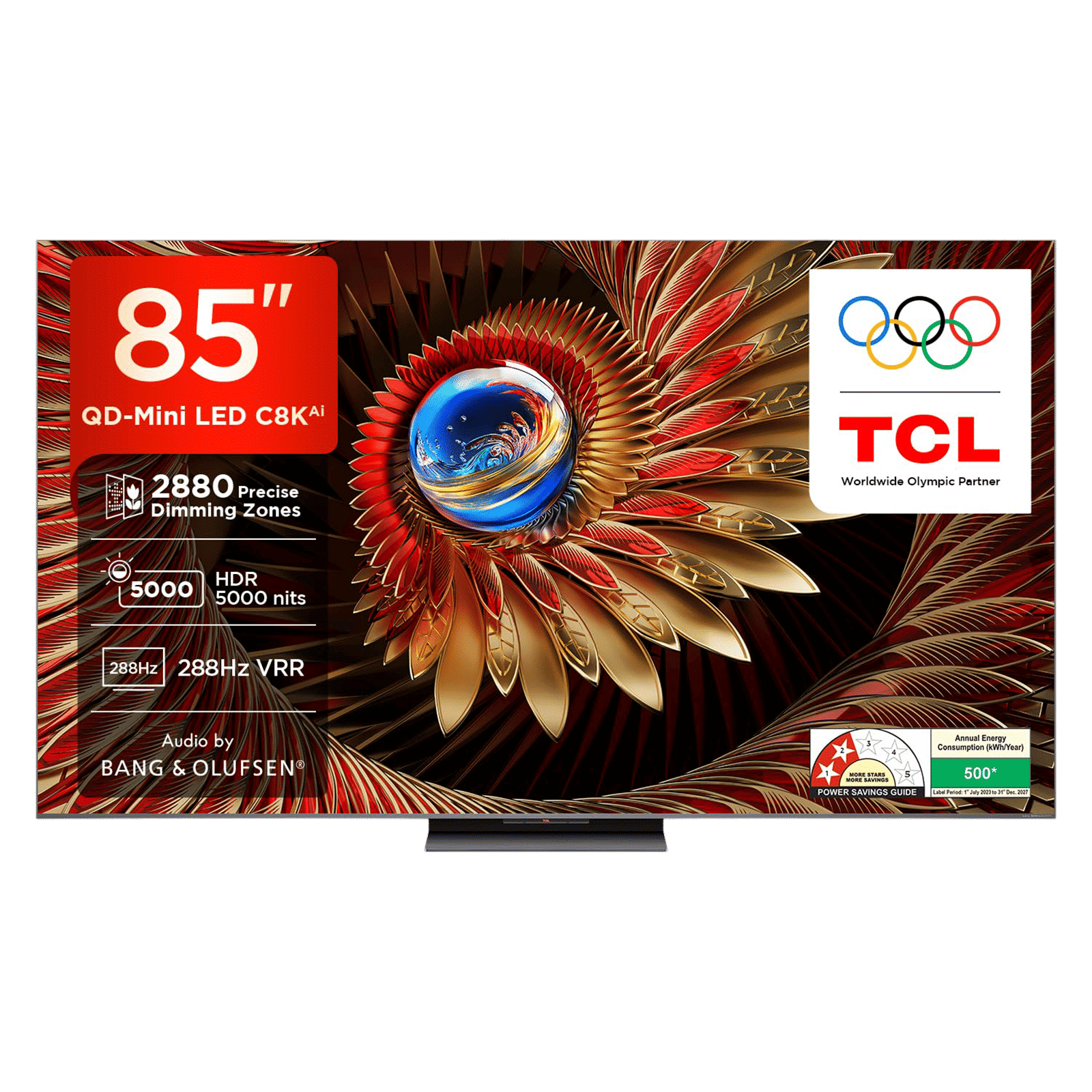 TCL C8K 215.9 cm (85 inch) QLED MiniLED 4K Ultra HD Smart Google TV with Built-in Google Assistant (2025 model) TCL C8K 215.9 cm (85 inch) QLED MiniLED 4K Ultra HD Smart Google TV with Built-in Google Assistant (2025 model)_1
