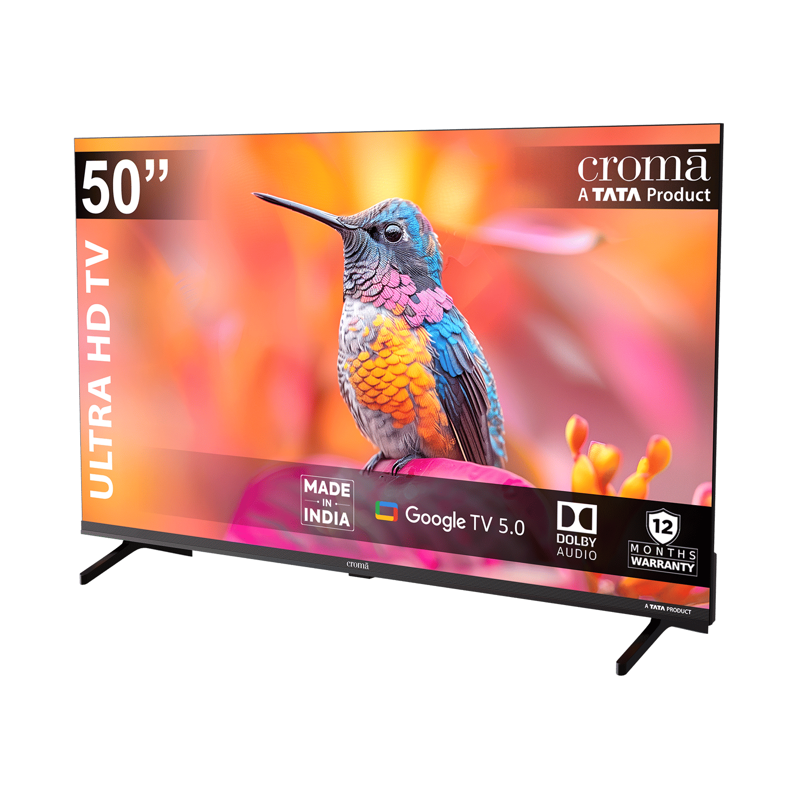 Croma 127cm (50inch) 4K Ultra HD LED Smart Google TV with Dolby Audio (2025 model)_2