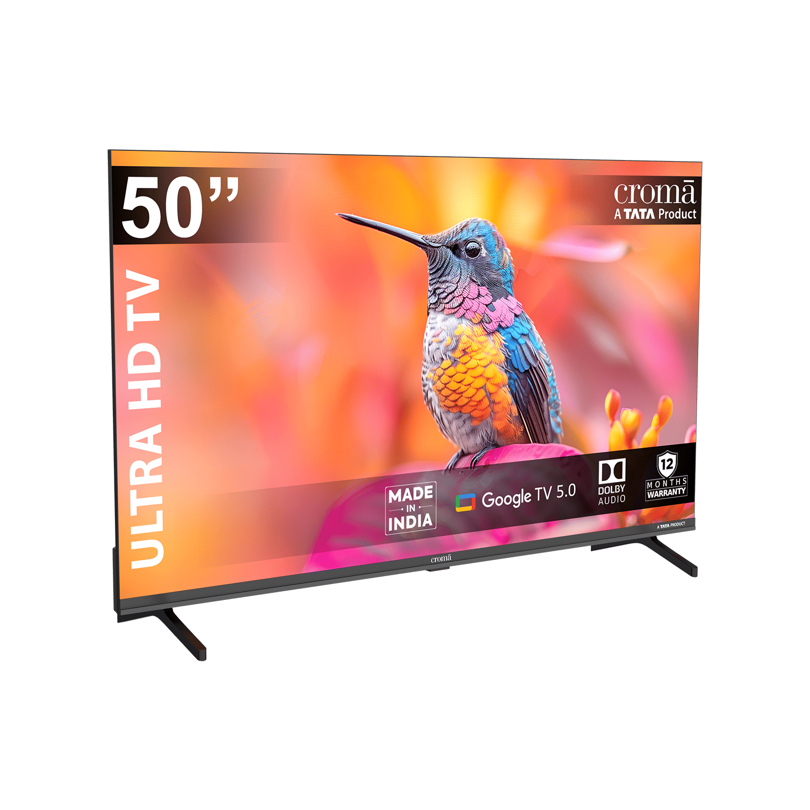 Croma 127cm (50inch) 4K Ultra HD LED Smart Google TV with Dolby Audio (2025 model)_3