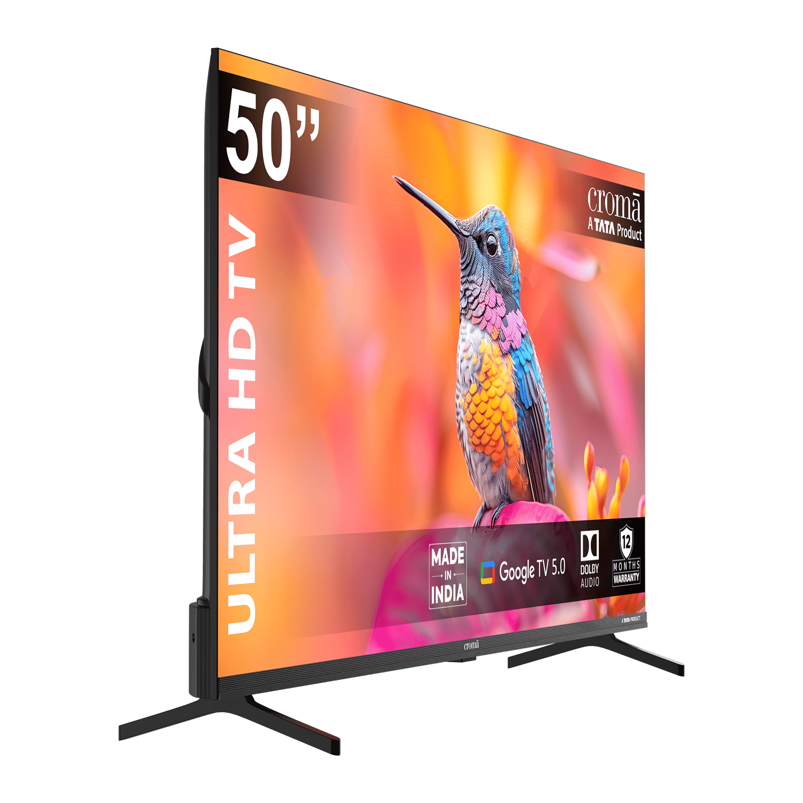 Croma 127cm (50inch) 4K Ultra HD LED Smart Google TV with Dolby Audio (2025 model)_5