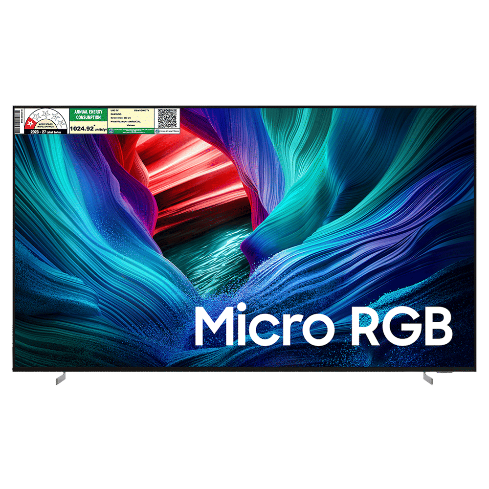 SAMSUNG R95H 291 cm (115 inch) Micro RGB 4K Ultra HD Smart Tizen TV with Google Voice Assistant (2026 Model) SAMSUNG R95H 291 cm (115 inch) Micro RGB 4K Ultra HD Smart Tizen TV with Google Voice Assistant (2026 Model)_1