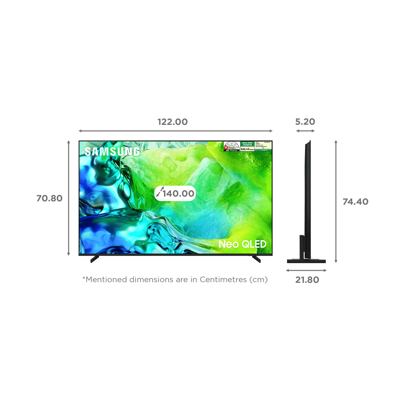 Samsung QN80H 138 cm (55 inch) 1 Star QLED 4K Ultra HD Smart Tizen TV with Samsung Vision AI Companion (2026 model) Samsung QN80H 138 cm (55 inch) 1 Star QLED 4K Ultra HD Smart Tizen TV with Samsung Vision AI Companion (2026 model)_2
