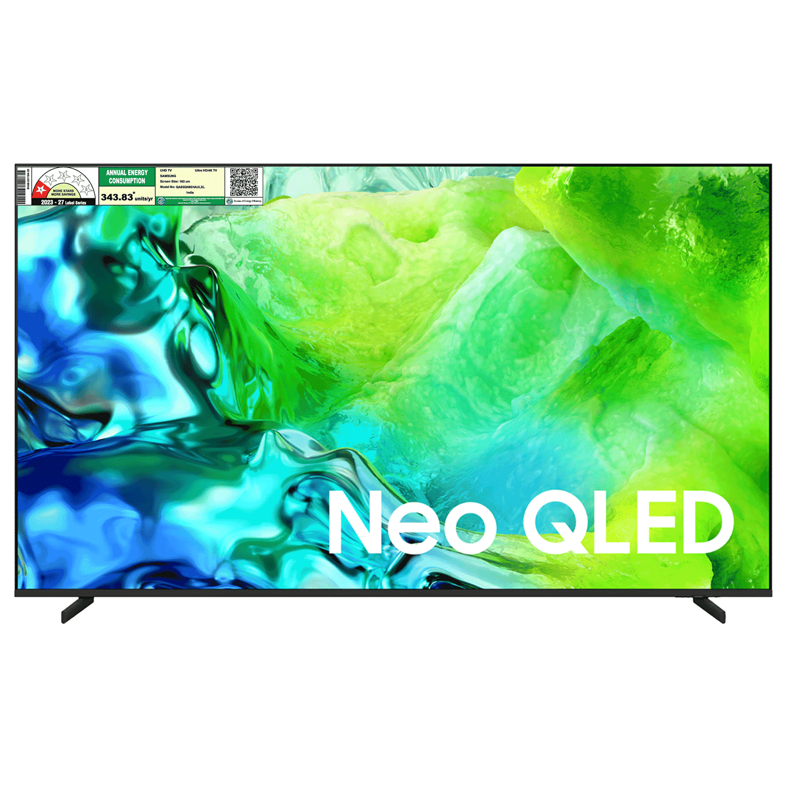 SAMSUNG QN80H 165.1 cm (65 inch) Neo QLED 4K Ultra HD Smart Tizen TV with Google Voice Assistant (2026 Model)_1