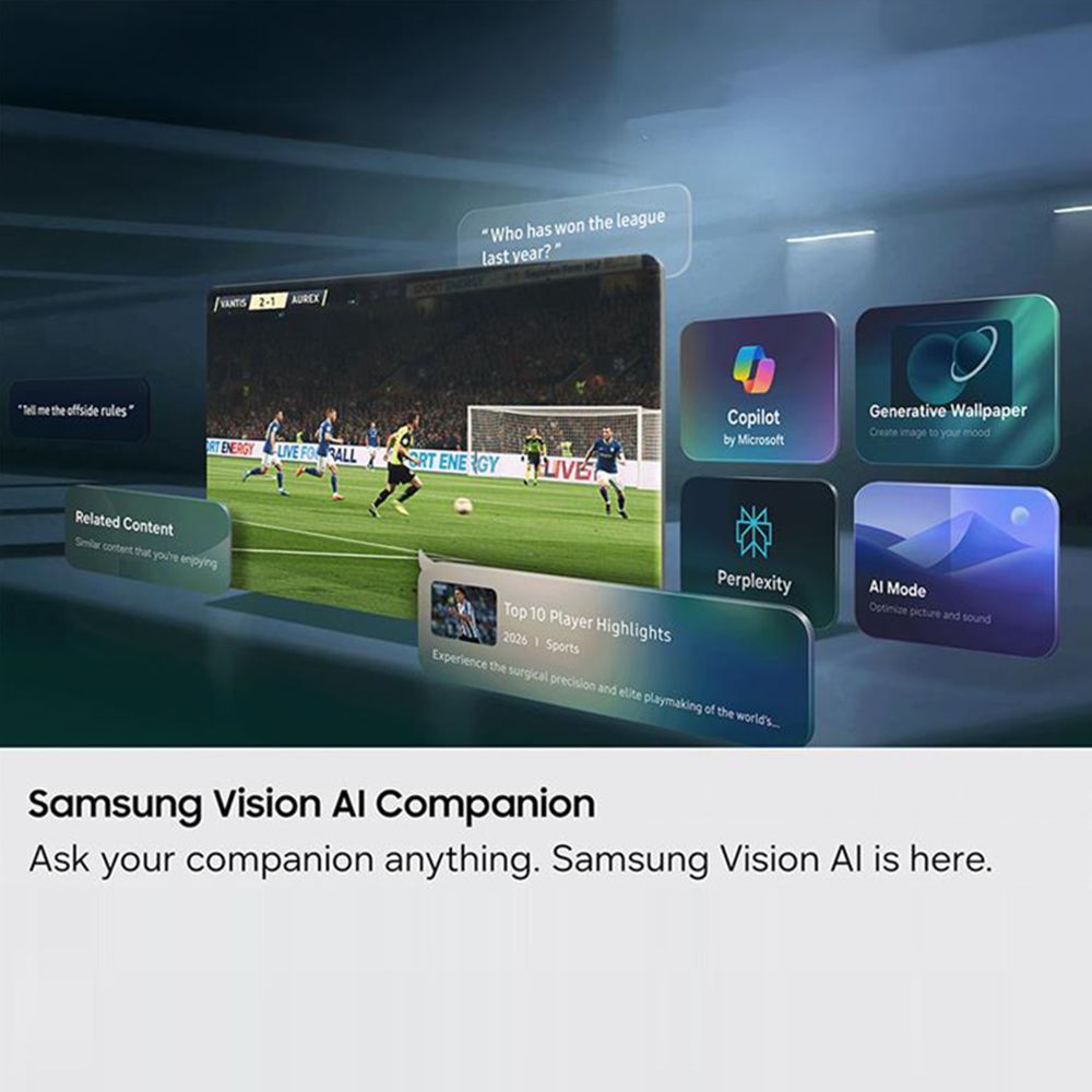 SAMSUNG QN80H 253 cm (100 inch) Neo QLED 4K Ultra HD Smart Tizen TV with Google Voice Assistant (2026 Model)_9