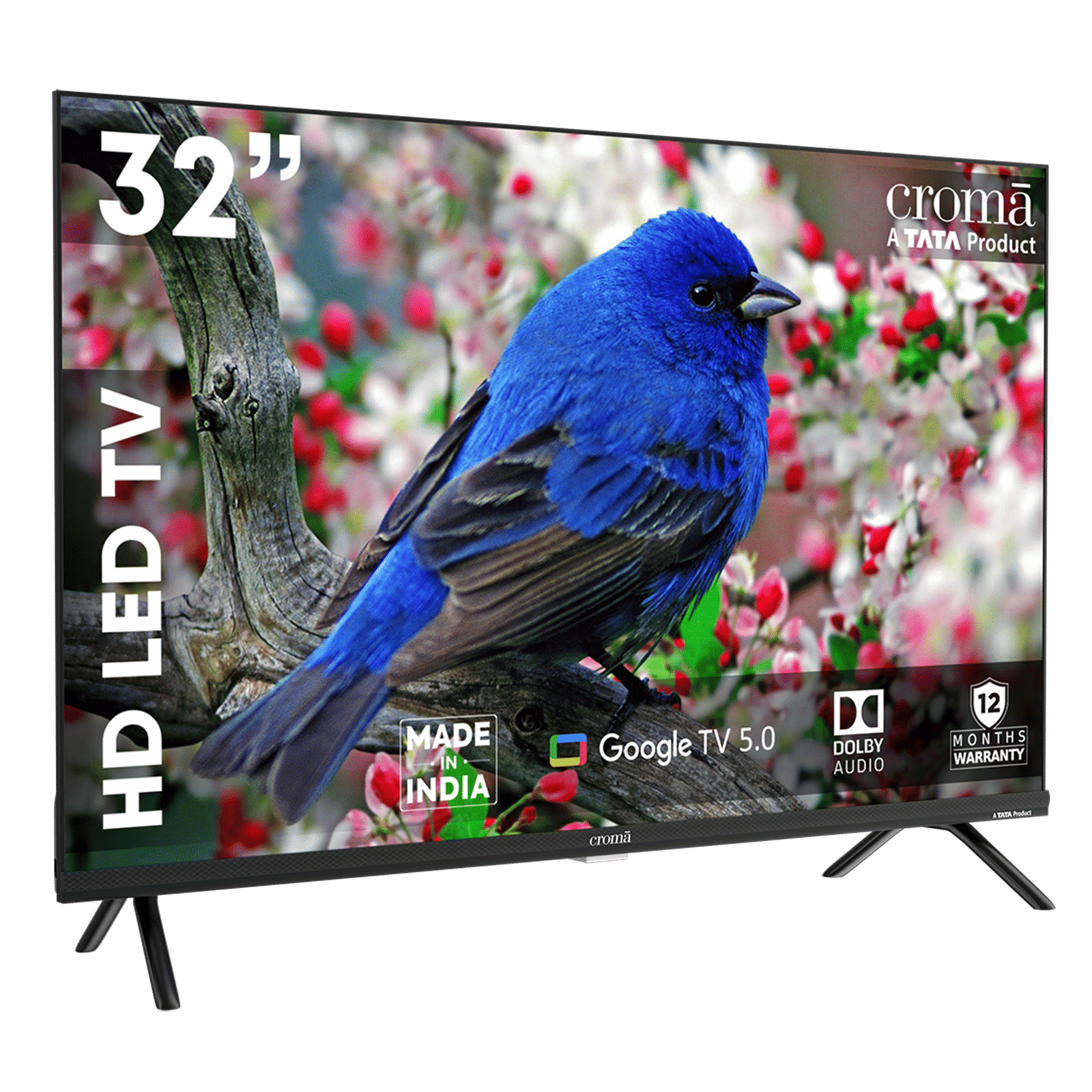 Croma 80cm (32 inch) HD LED Smart Google TV with Google Assistant (2026 Model)_6
