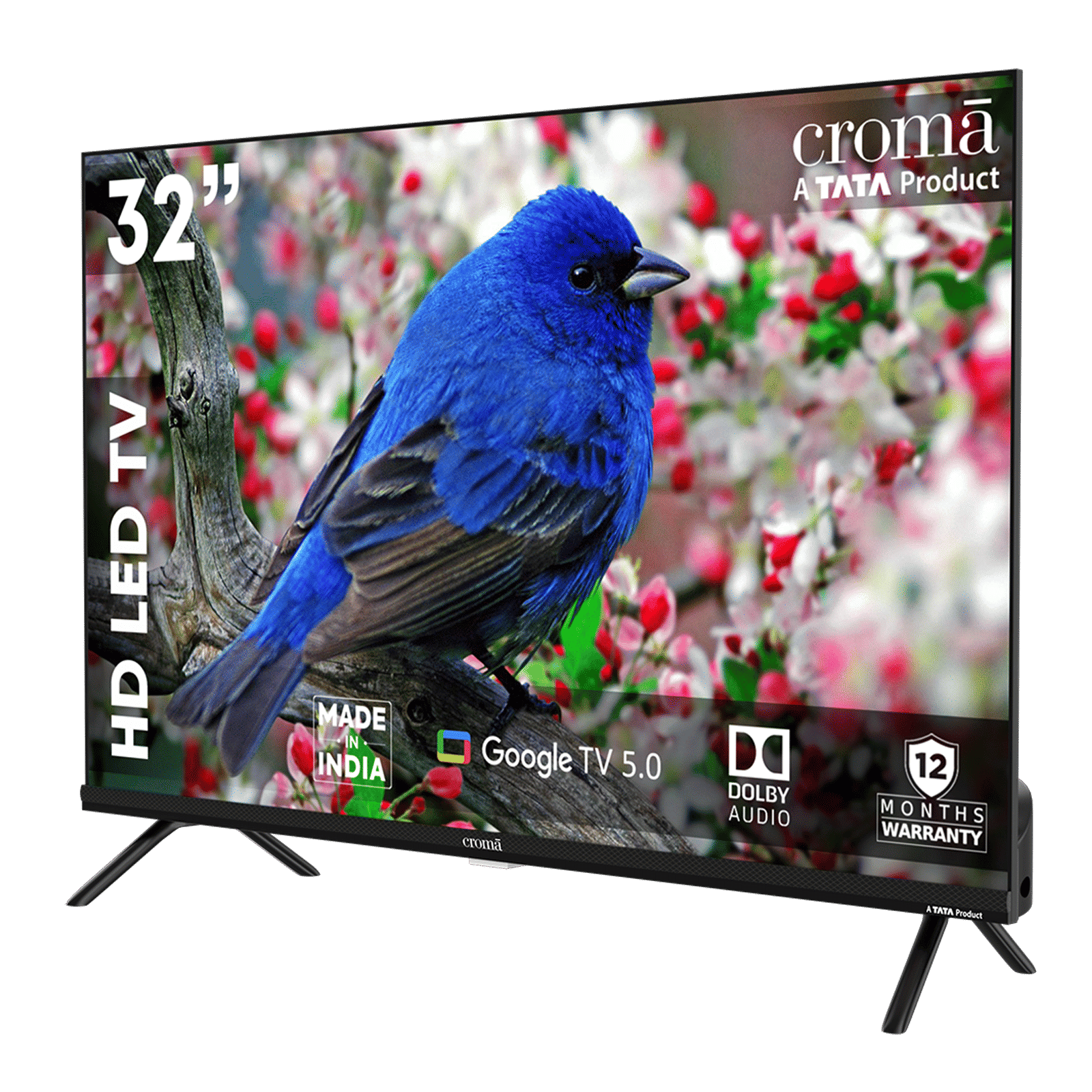 Croma 80cm (32 inch) HD LED Smart Google TV with Google Assistant (2026 Model)_7