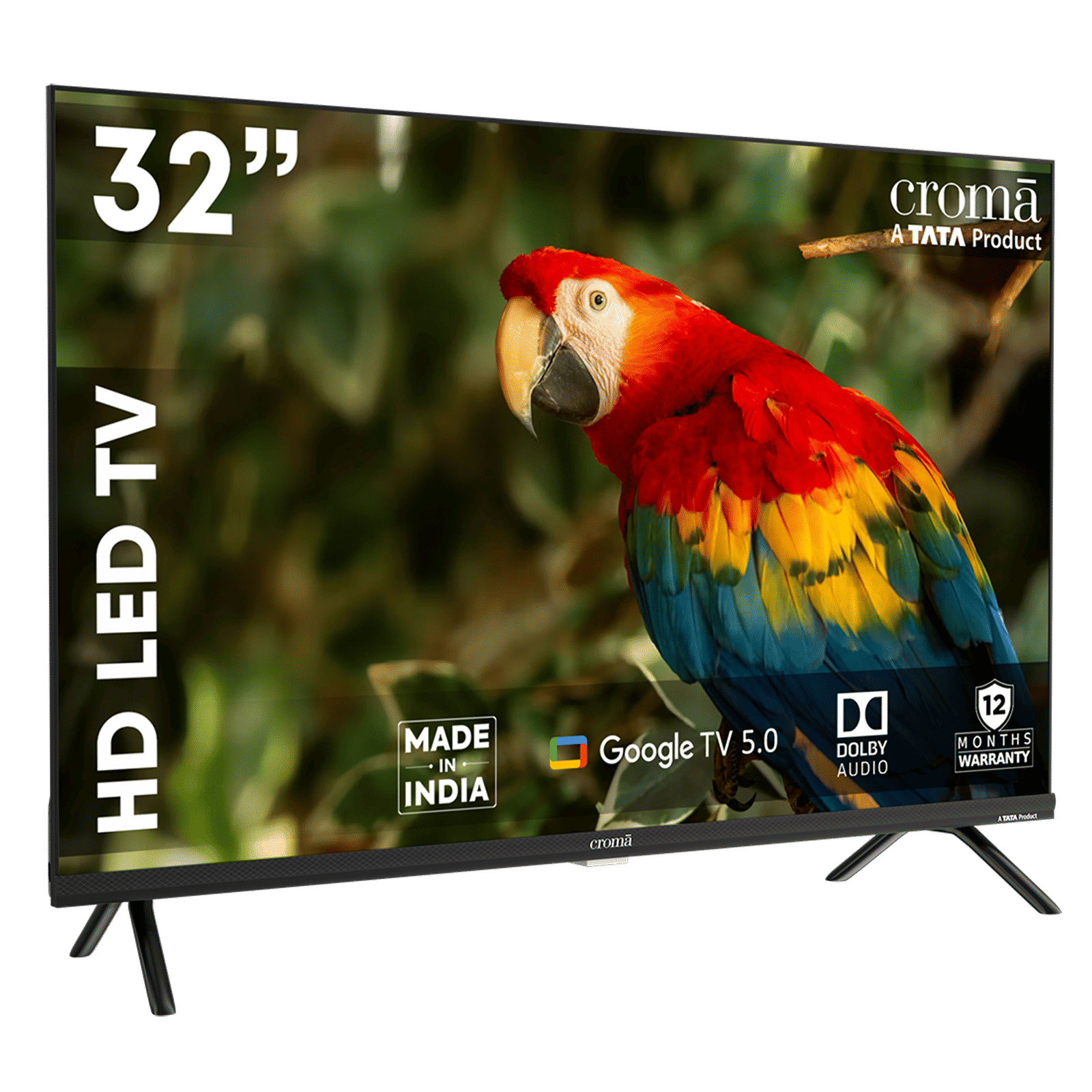 Croma 80cm (32 inch) HD LED Smart Google TV with Wi-Fi Connectivity (2026 Model)_5