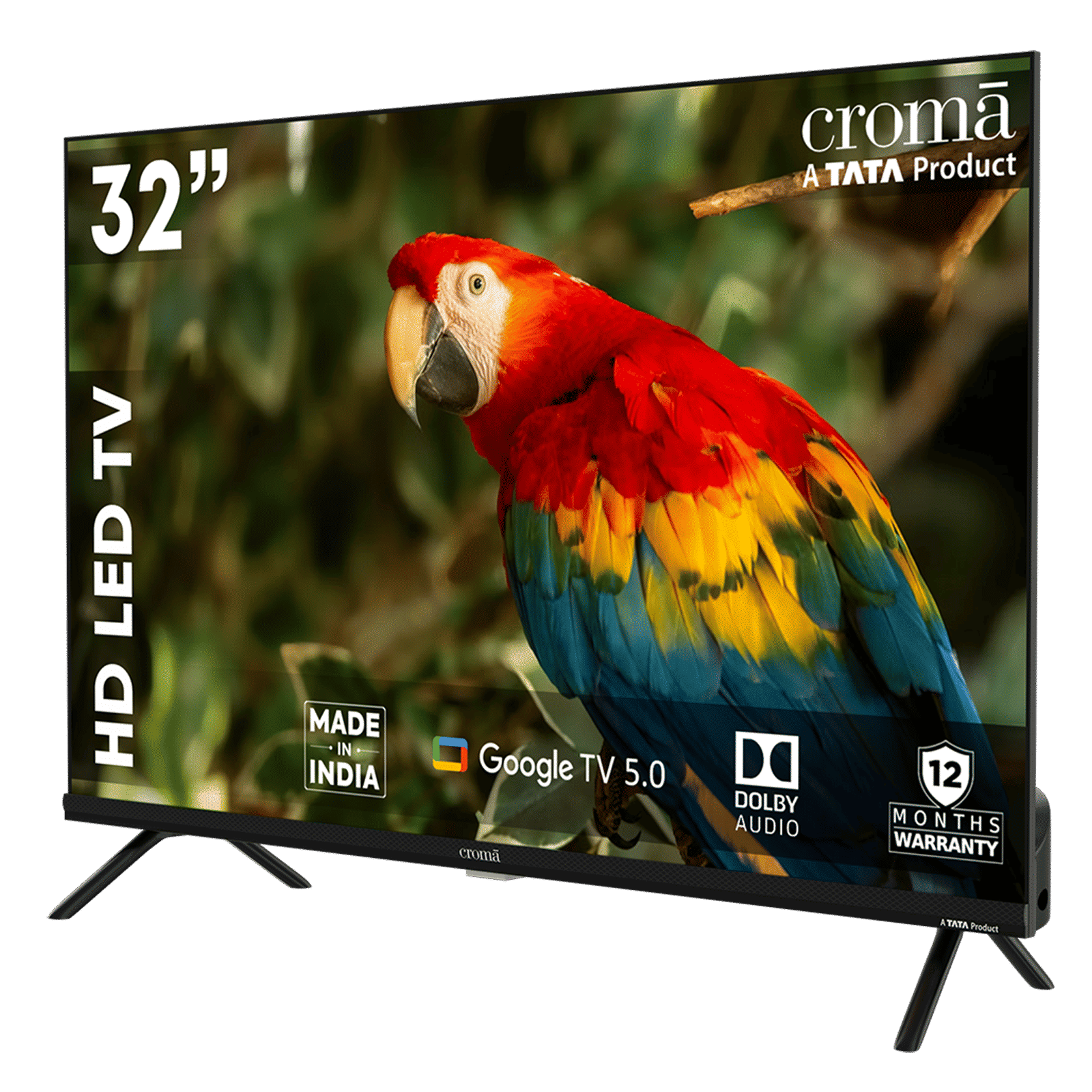 Croma 80cm (32 inch) HD LED Smart Google TV with Wi-Fi Connectivity (2026 Model)_6