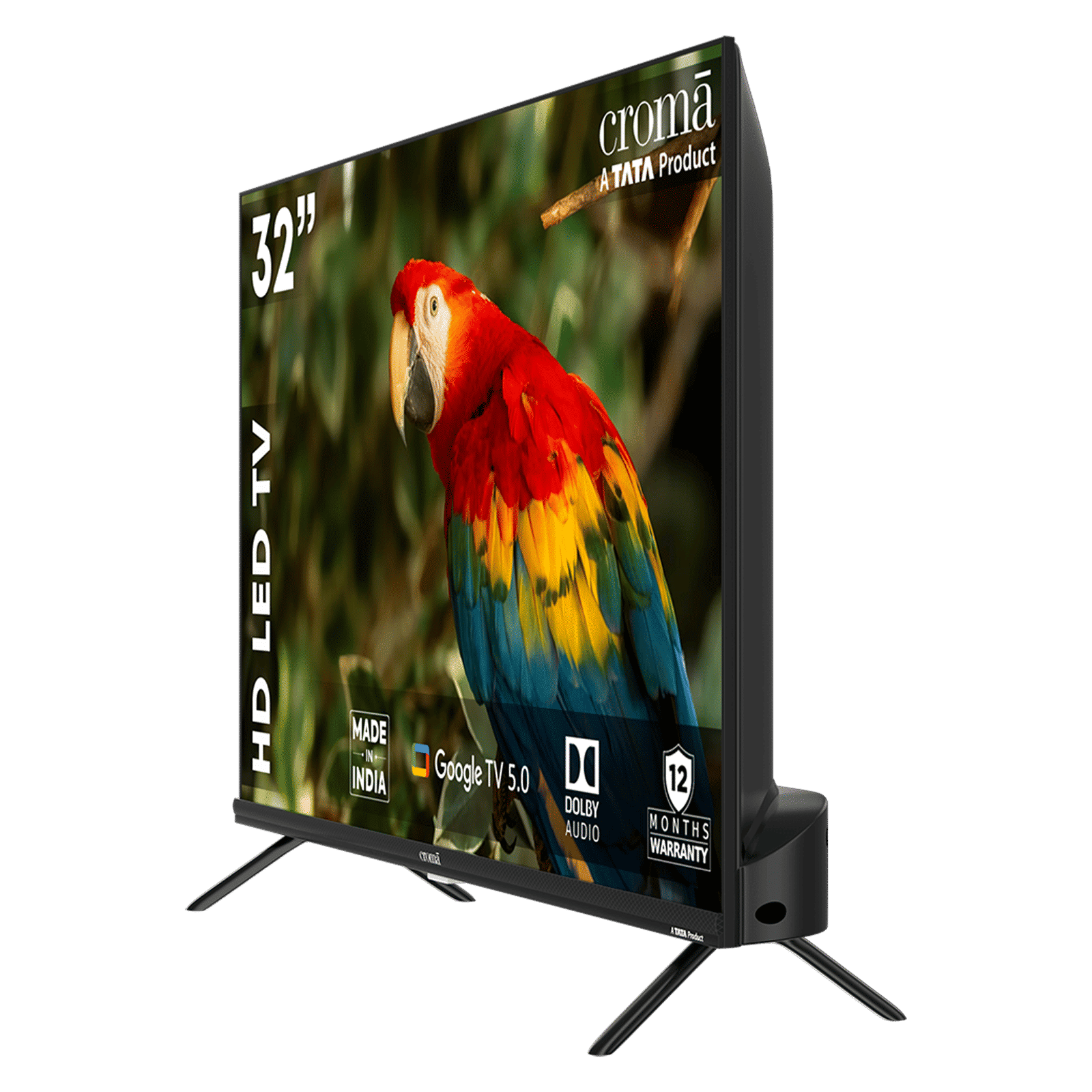 Croma 80cm (32 inch) HD LED Smart Google TV with Wi-Fi Connectivity (2026 Model)_8