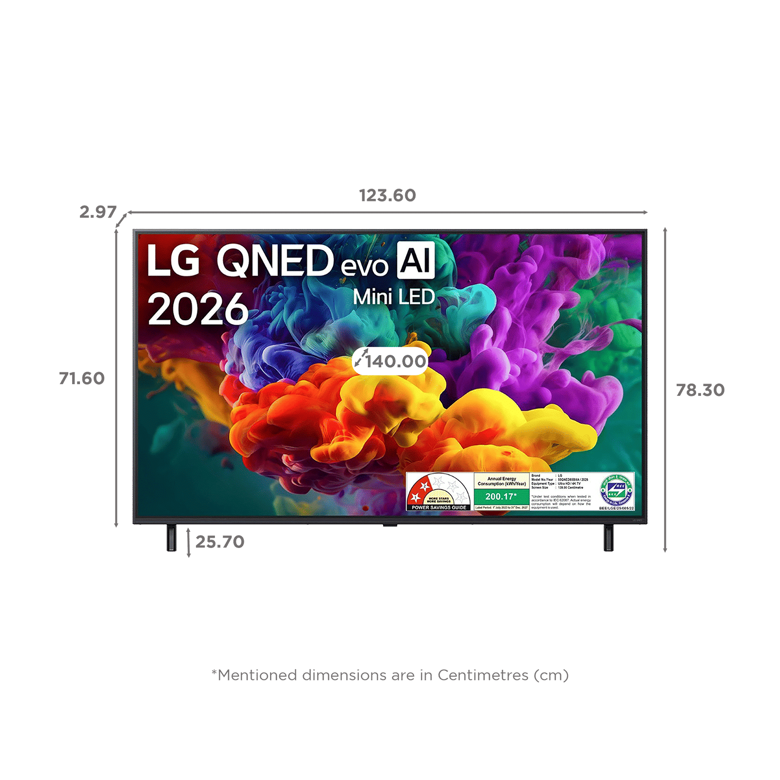 LG evo AI 140 cm (55 inch) QNED Mini LED 4K Ultra HD Smart webOS TV with Intelligent Voice Recognition (2026 model)_2