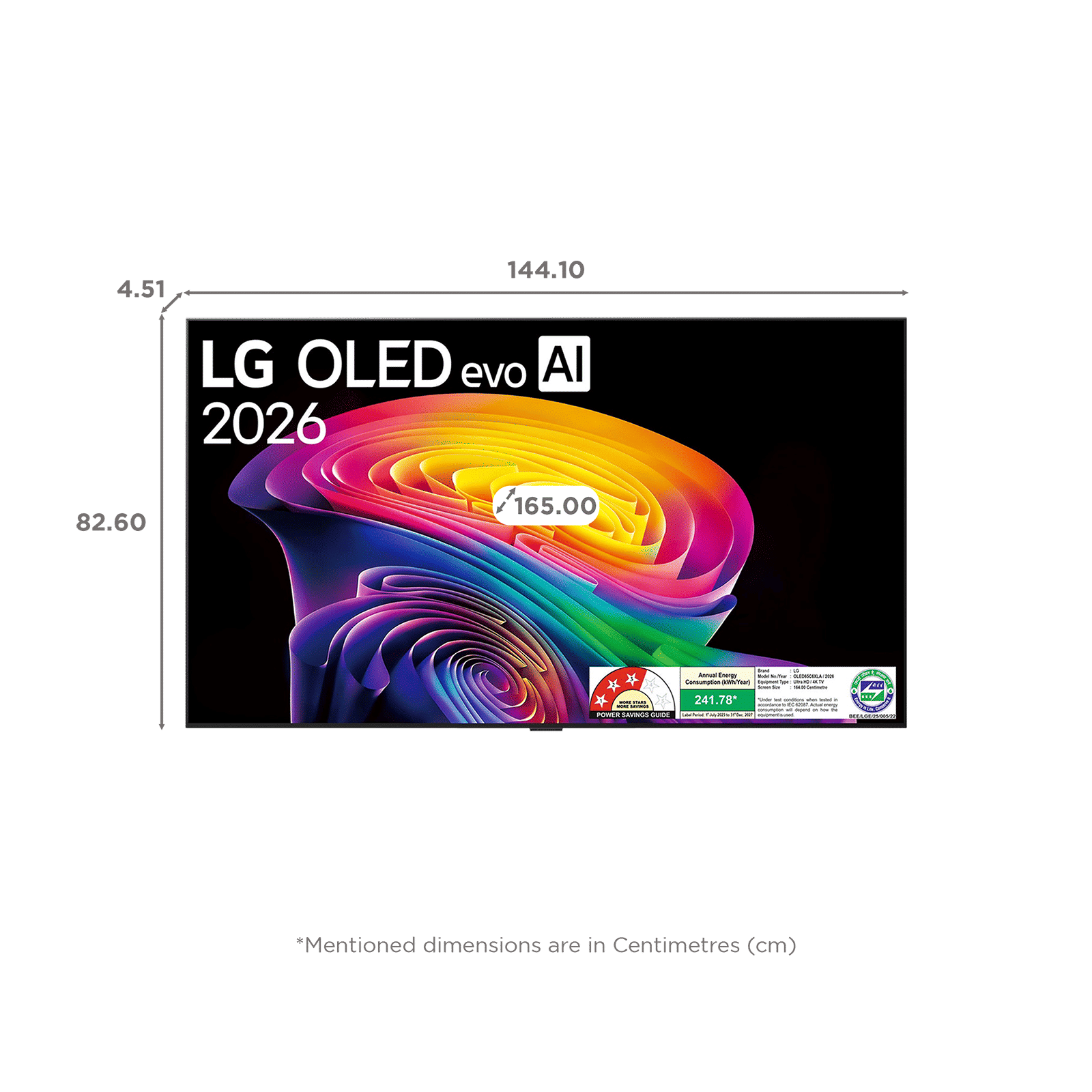 LG evo AI C6 165 cm (65 inch) 3 Star OLED 4K Ultra HD Smart WebOS TV with Ambient Filmmaker Mode (2026 Model) LG evo AI C6 165 cm (65 inch) 3 Star OLED 4K Ultra HD Smart WebOS TV with Ambient Filmmaker Mode (2026 Model)_2