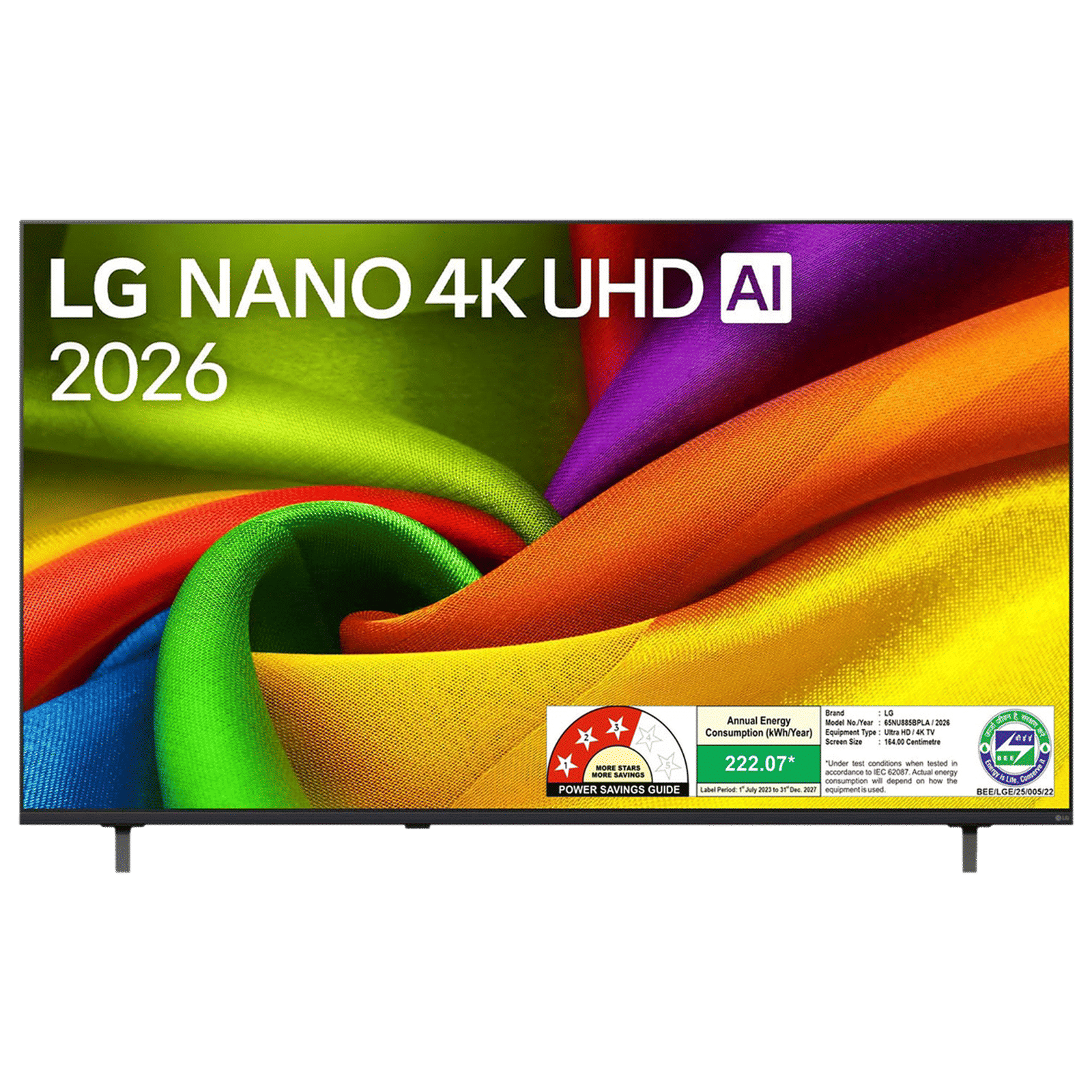 LG NanoCell AI NU885 165 cm (65 inch) 4K Ultra HD Smart webOS TV with Intelligent Voice Recognition (2026 model)_1