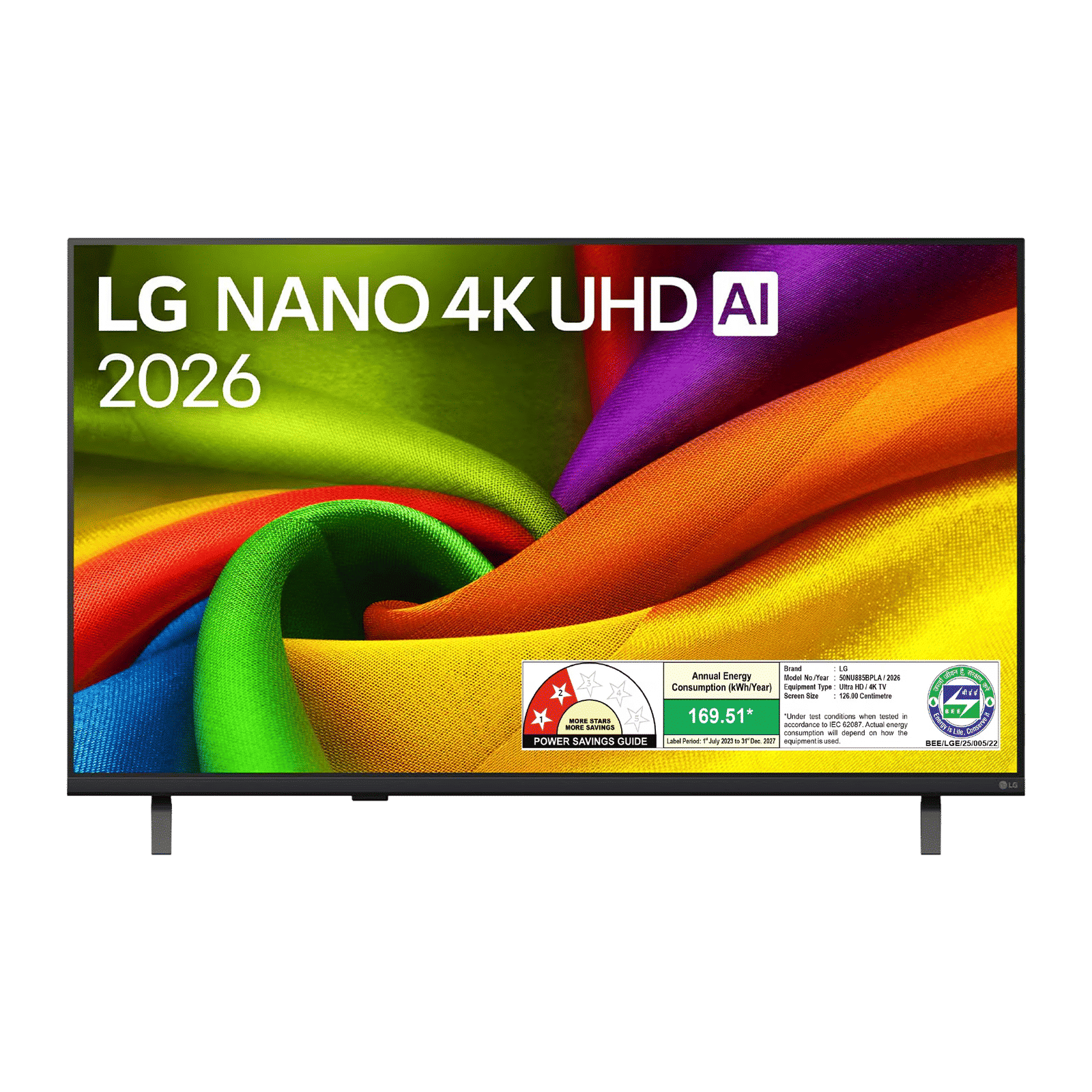 LG Nano AI 50NU885BPLA 127 cm (50 inch) 4K Ultra HD Smart webOS 26 TV with AI Hub (2026 model)_1